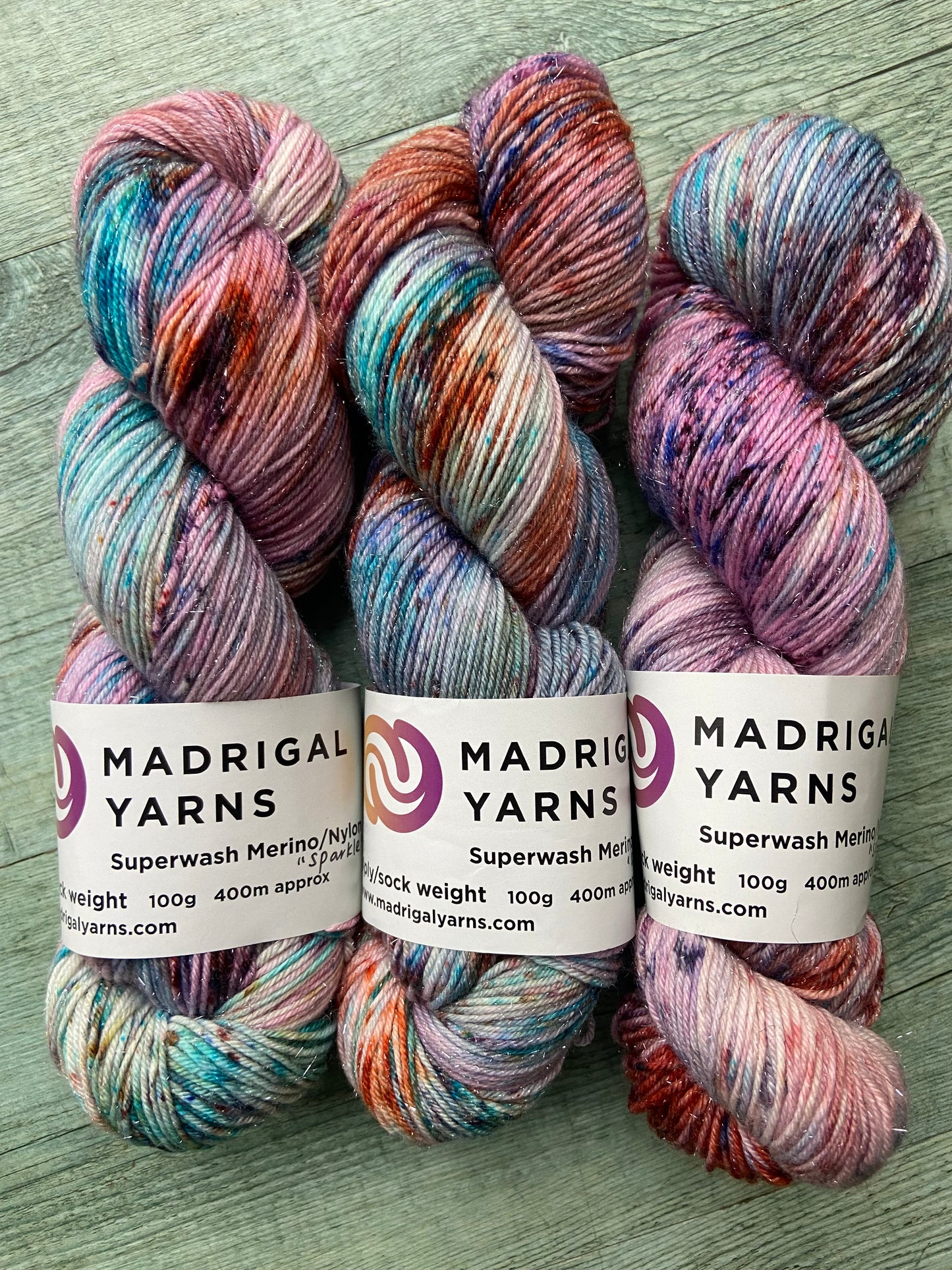 Rosé Bruisé 4ply/sock Sparkle