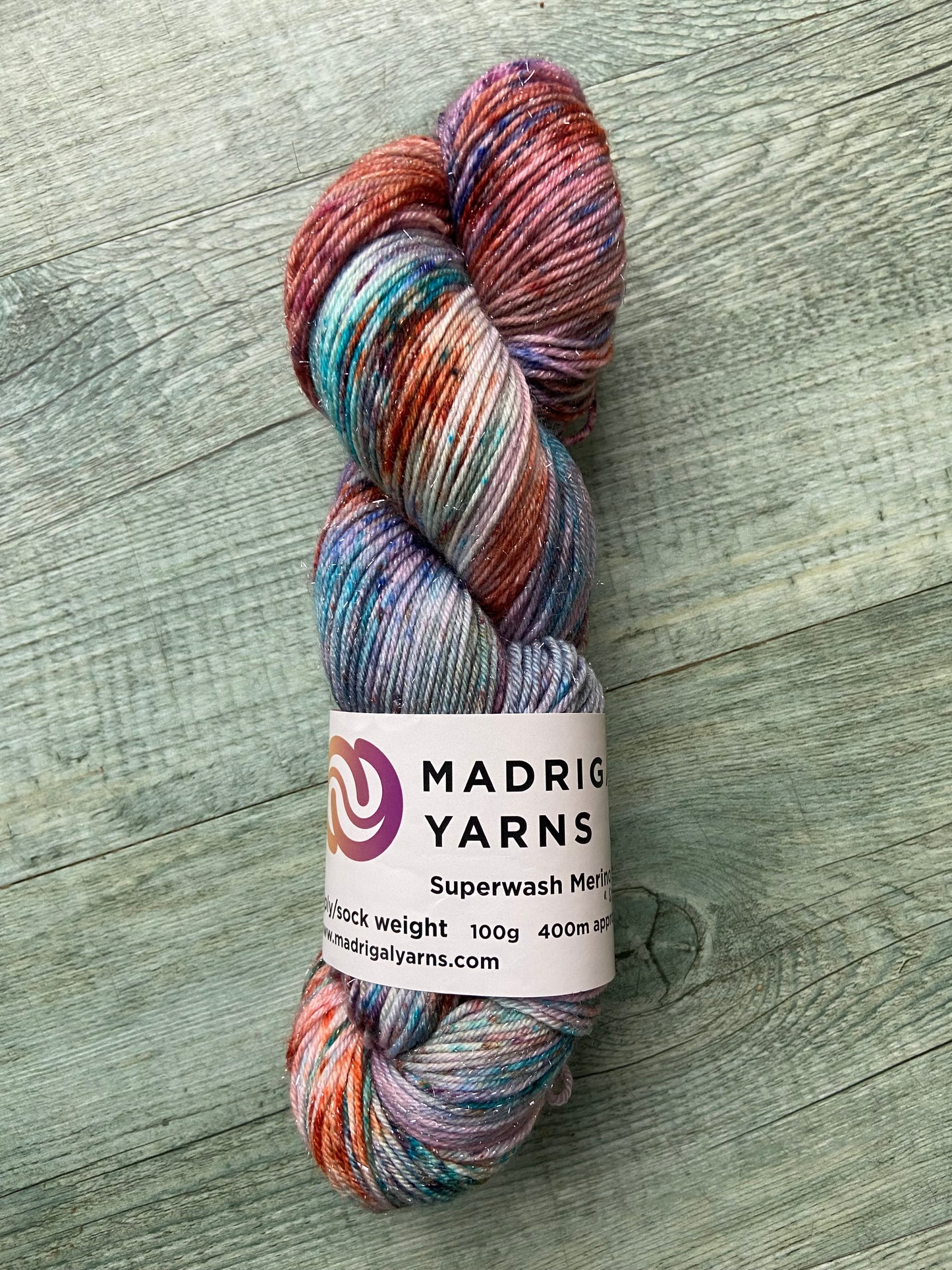 Rosé Bruisé 4ply/sock Sparkle