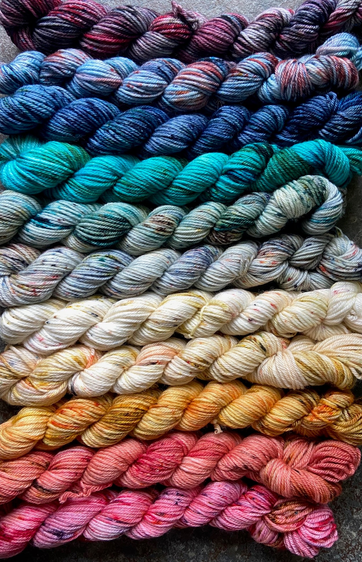 William Morris Mini skein yarn fade set