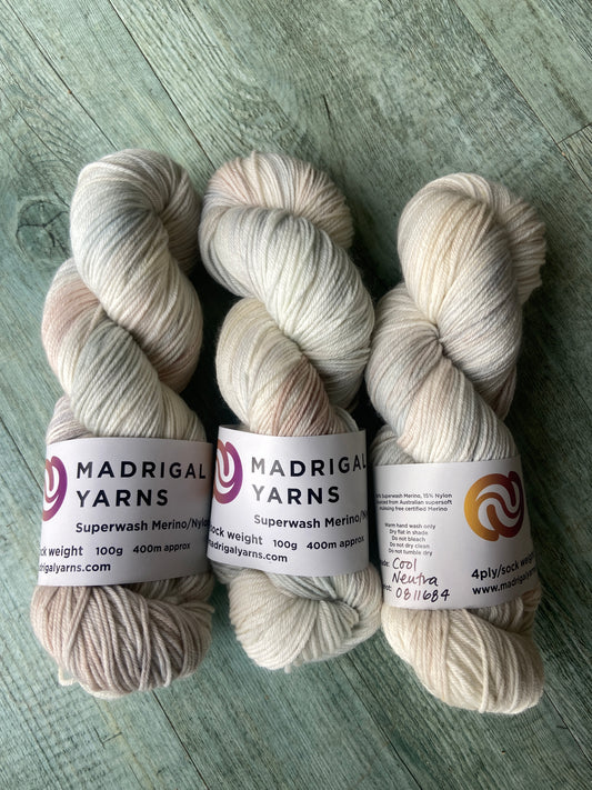 Cool Neutra 4ply/sock