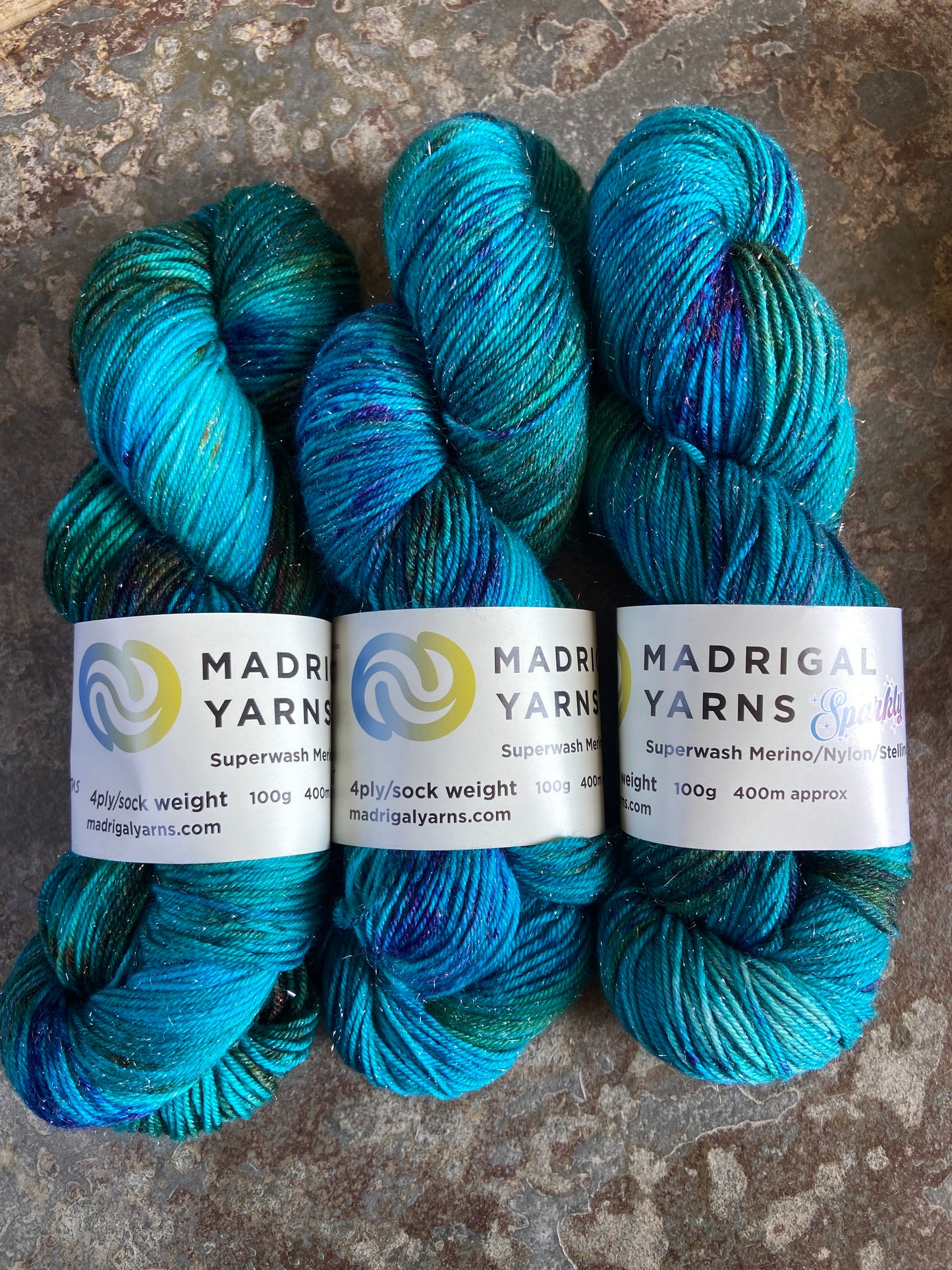 Aqualiscious 4ply/sock Sparkle