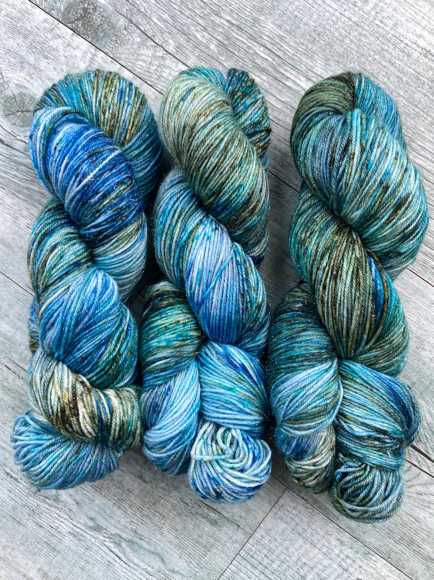Filomena sky 4ply/sock Sparkle
