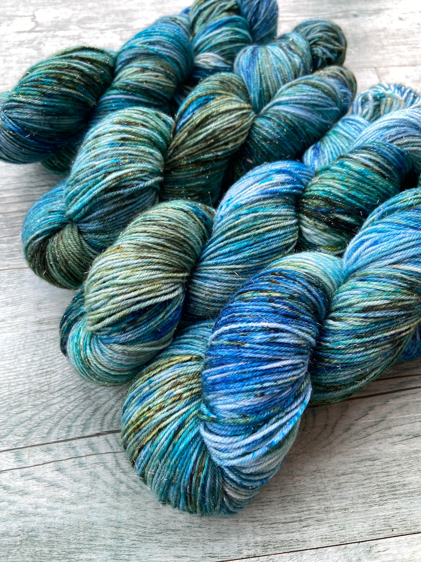 Filomena sky 4ply/sock Sparkle