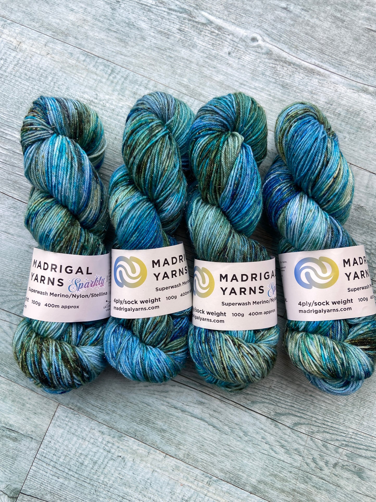 Filomena sky 4ply/sock Sparkle