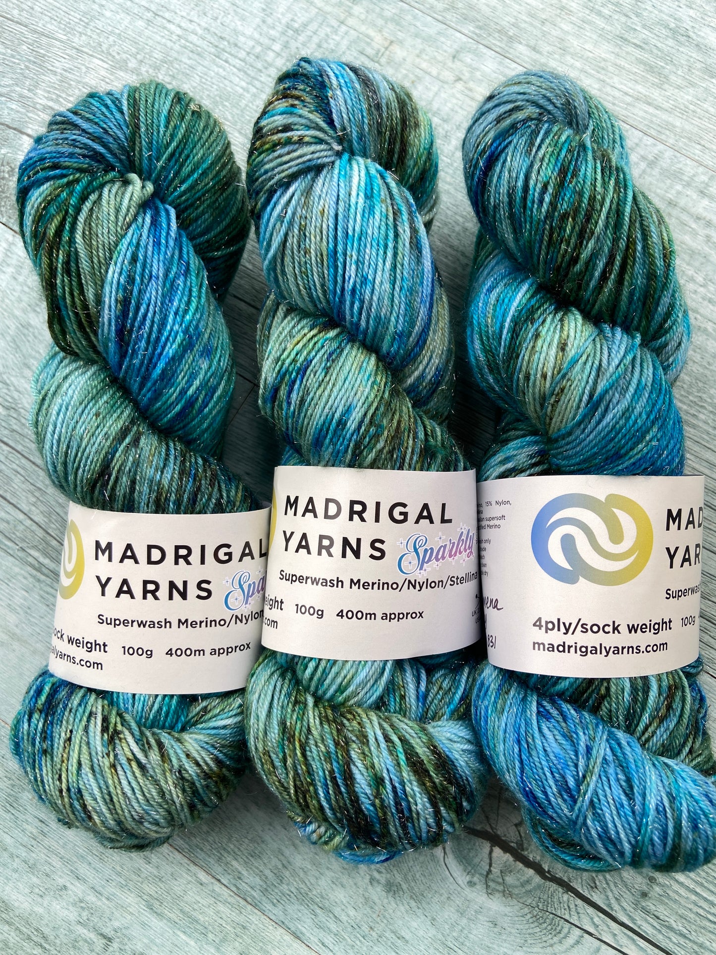 Filomena sky 4ply/sock Sparkle