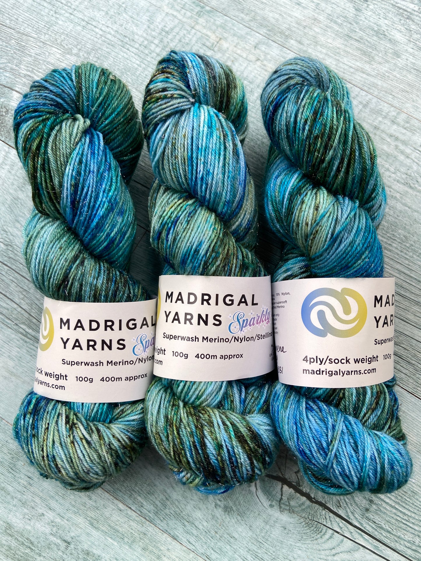 Filomena sky 4ply/sock Sparkle