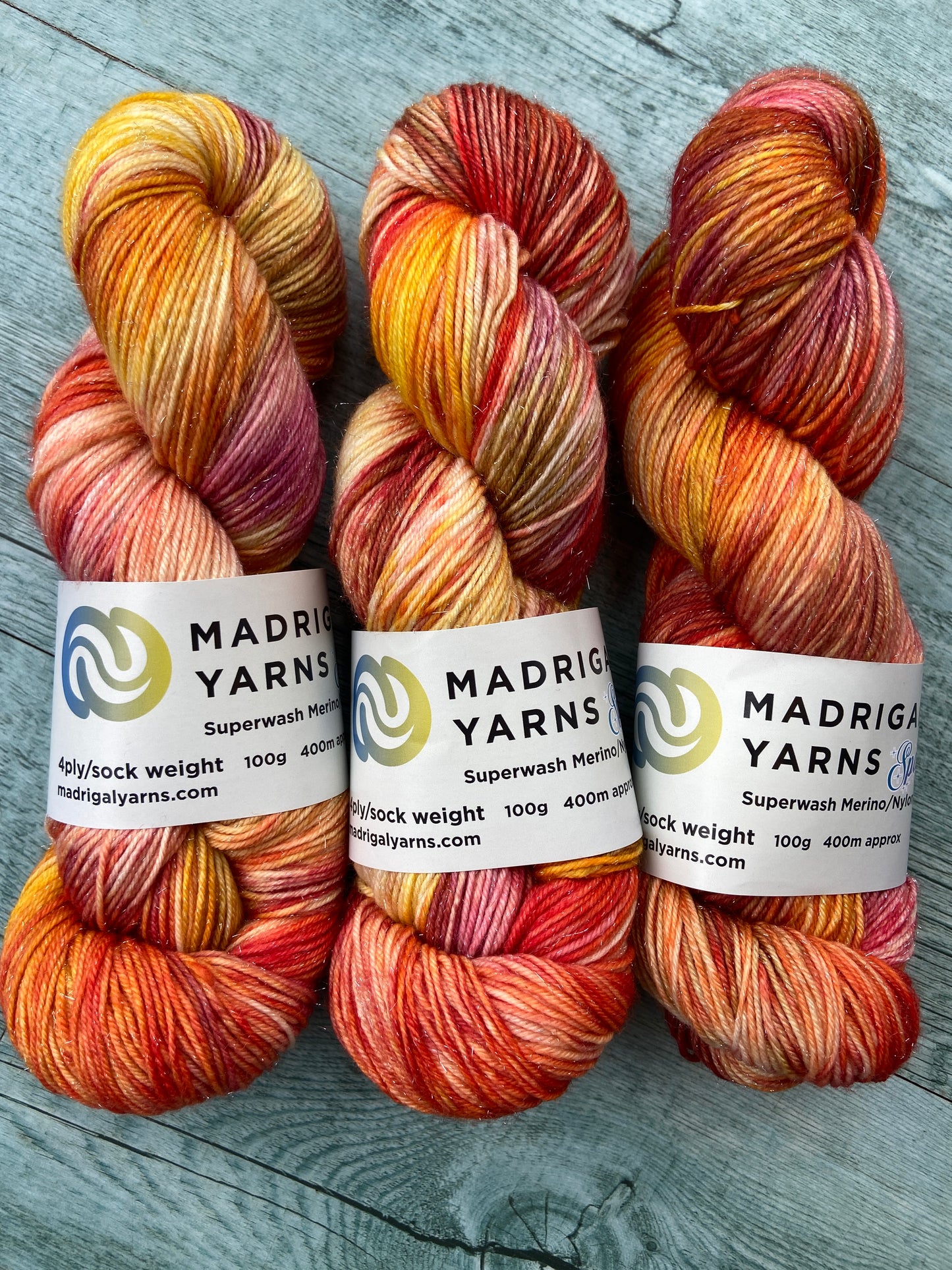 Binche carnival 1 - SPARKLE!!! 4ply/sock PREORDER only