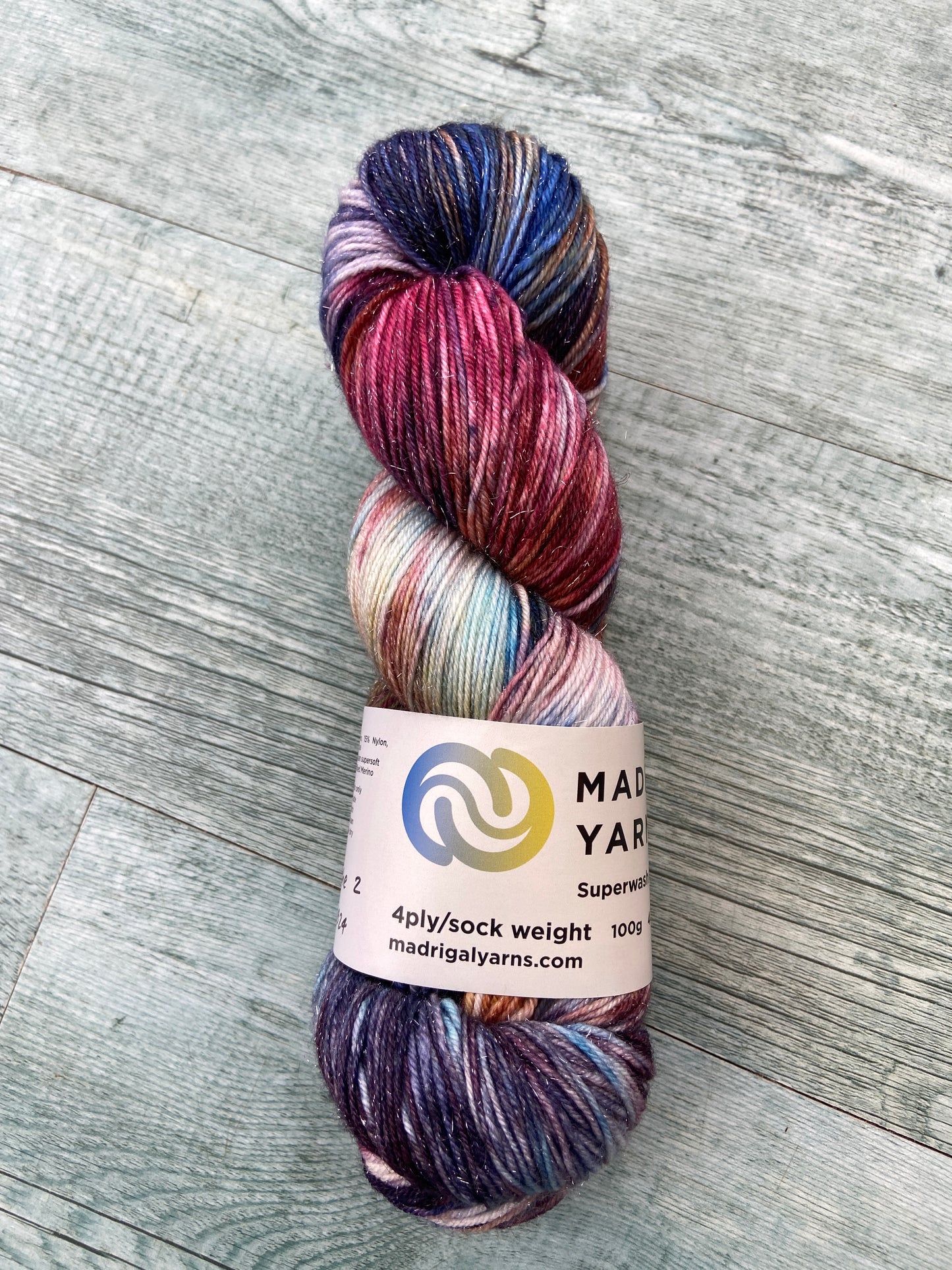 Binche carnival 2 - SPARKLE!!! 4ply/sock PREORDER only