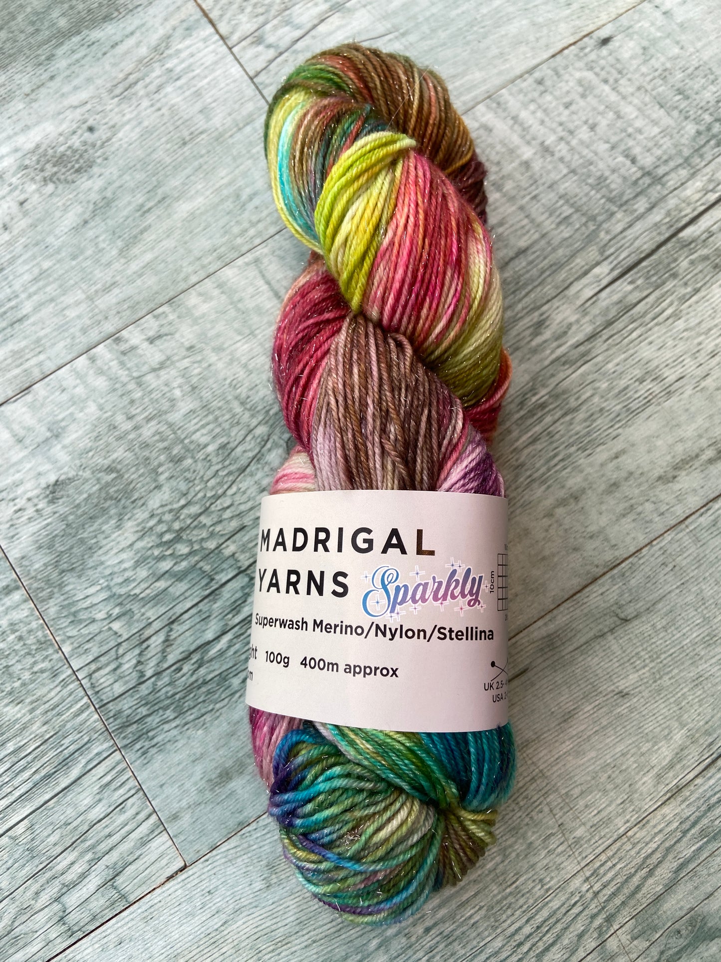 Binche carnival 2 - SPARKLE!!! 4ply/sock PREORDER only (Copy)