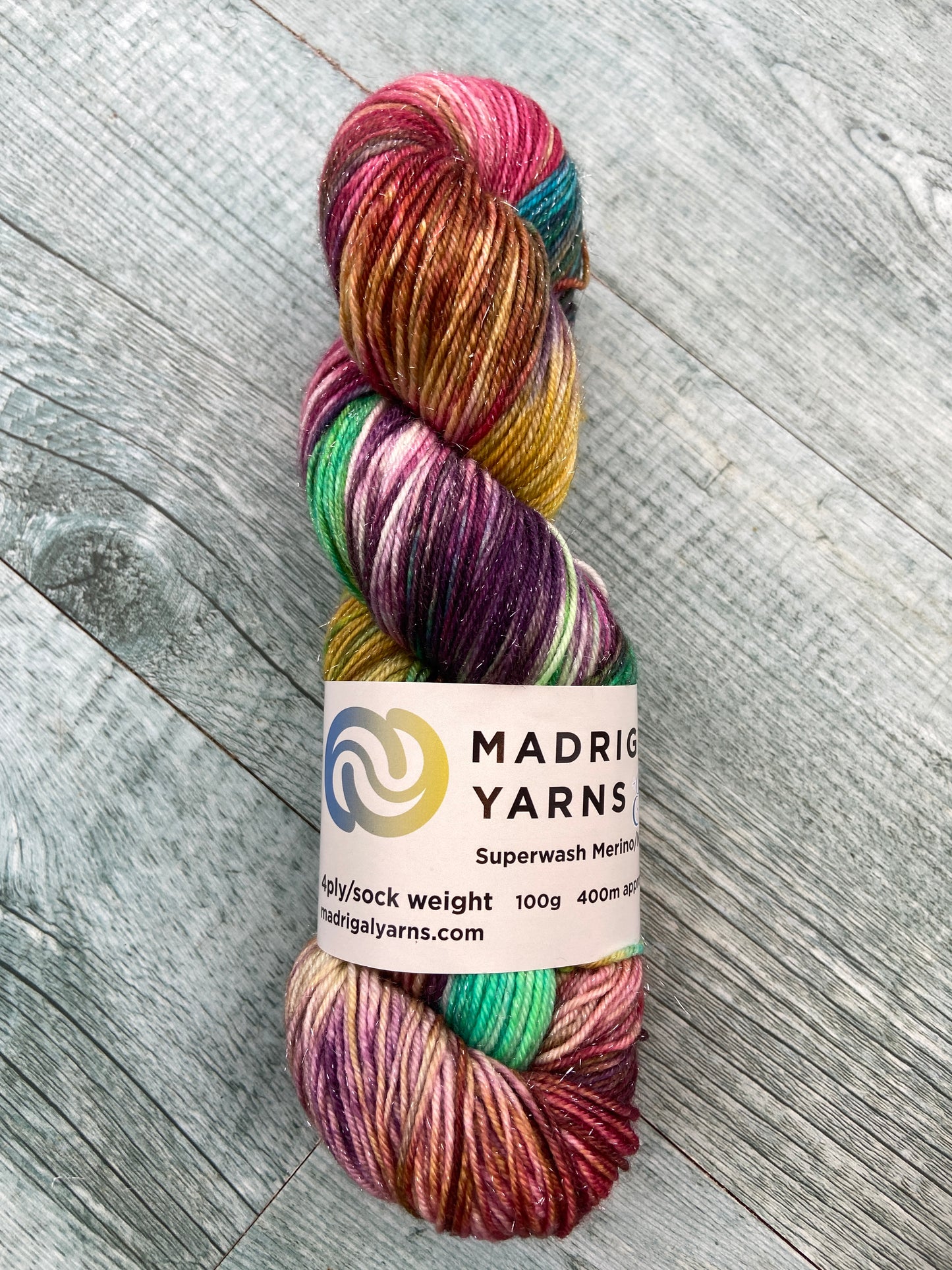 Binche carnival 2 - SPARKLE!!! 4ply/sock PREORDER only (Copy)