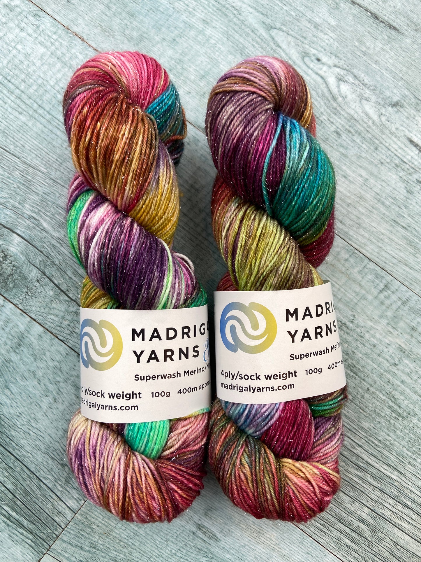Binche carnival 2 - SPARKLE!!! 4ply/sock PREORDER only (Copy)