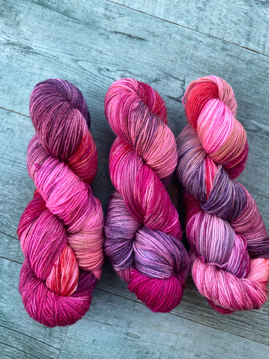 Koln Fastelovend Carnival 1 - SPARKLE!!! 4ply/sock PREORDER only