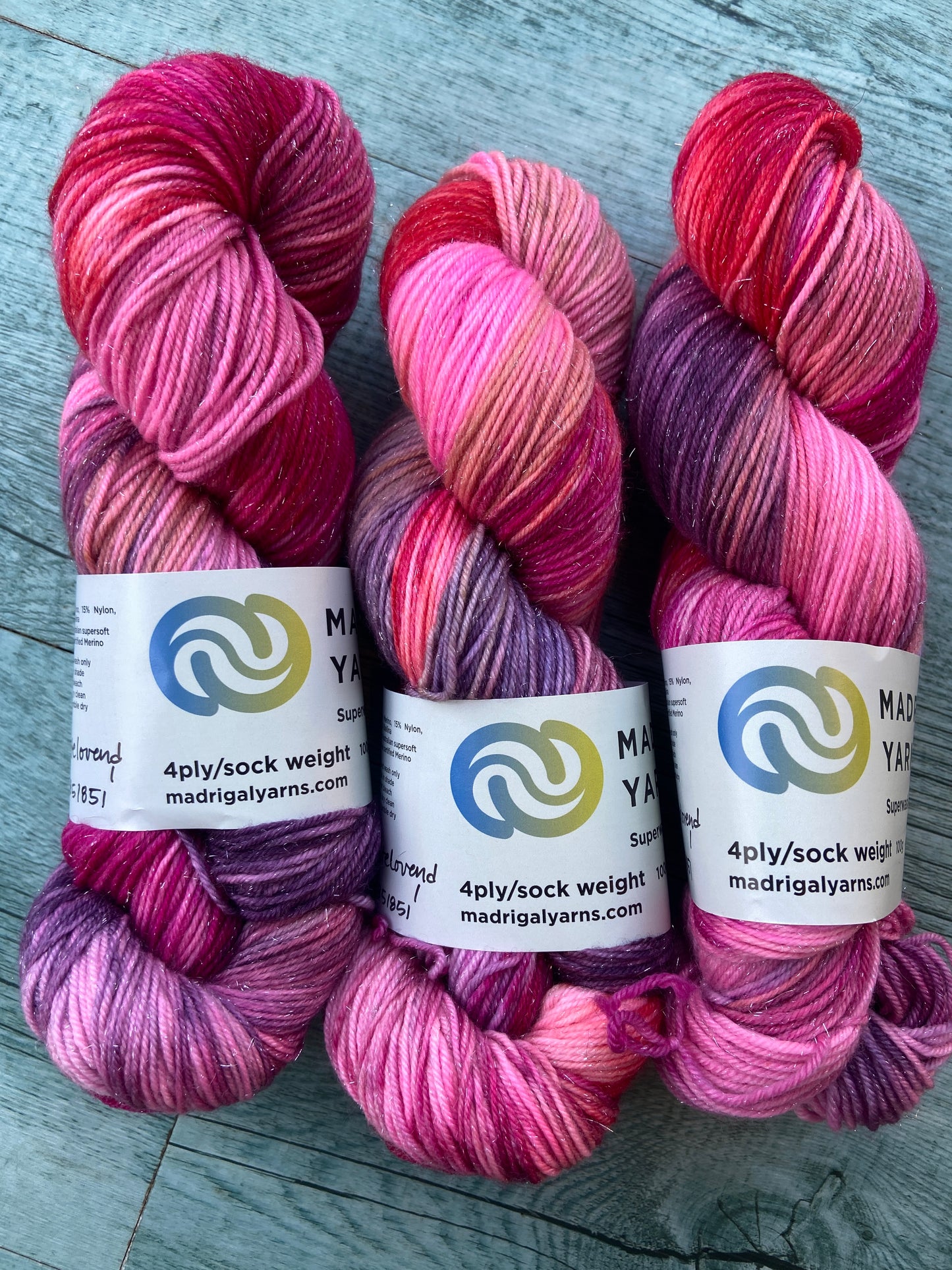 Koln Fastelovend Carnival 1 - SPARKLE!!! 4ply/sock PREORDER only