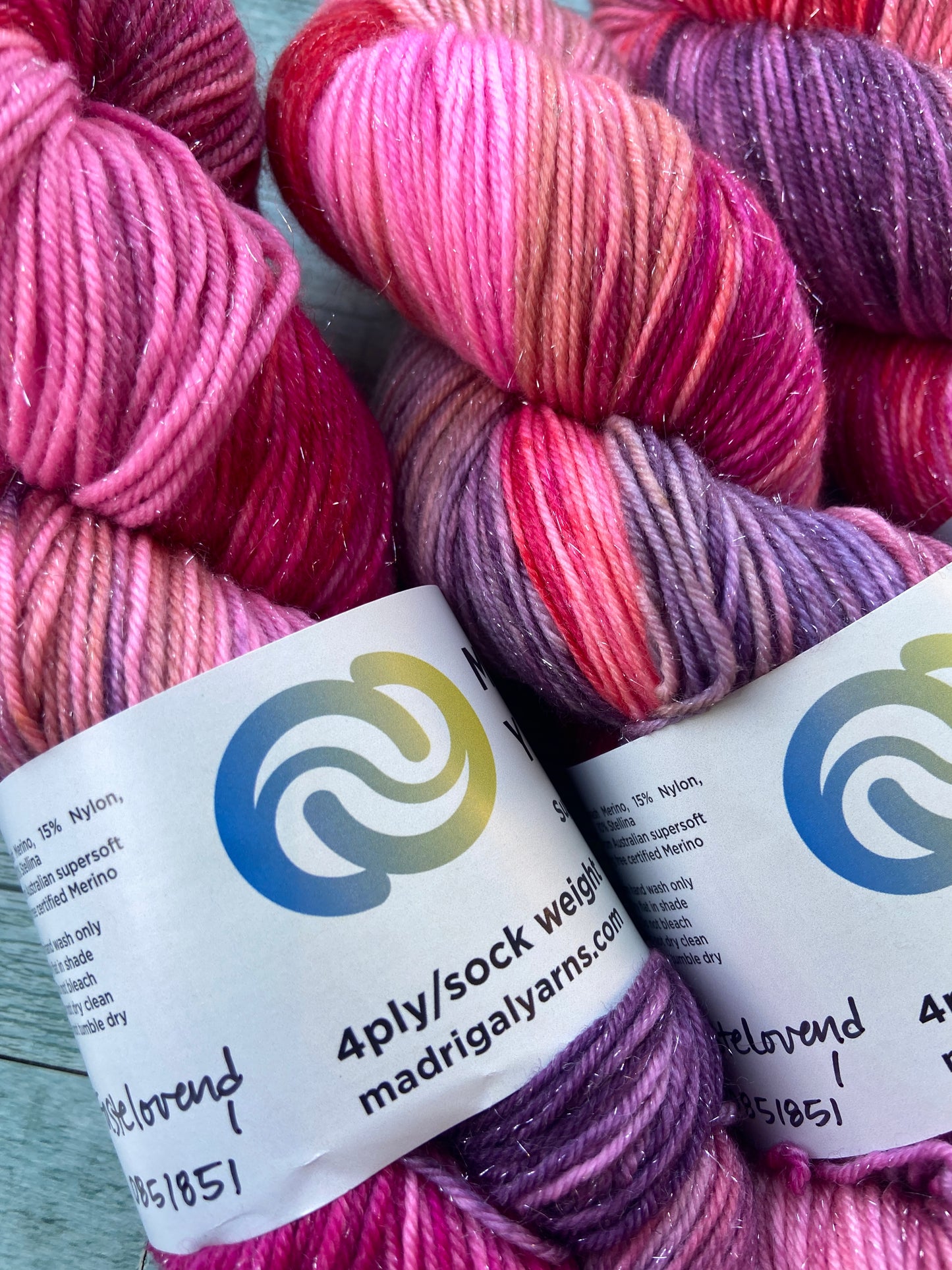 Koln Fastelovend Carnival 1 - SPARKLE!!! 4ply/sock PREORDER only