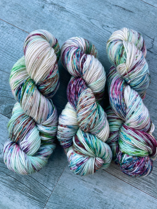 Koln Fastelovend Carnival 3 - SPARKLE!!! 4ply/sock PREORDER only