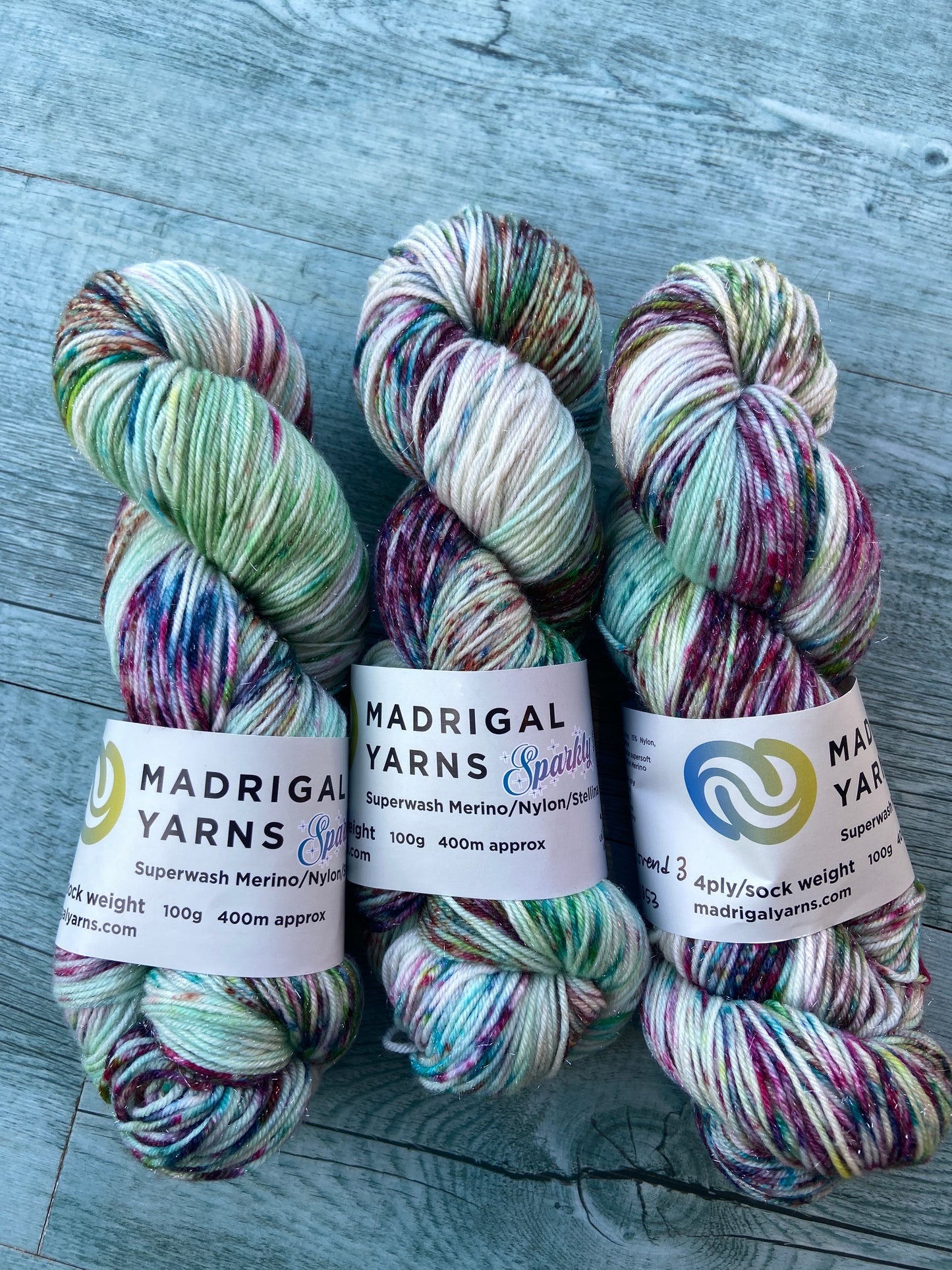 Koln Fastelovend Carnival 3 - SPARKLE!!! 4ply/sock PREORDER only