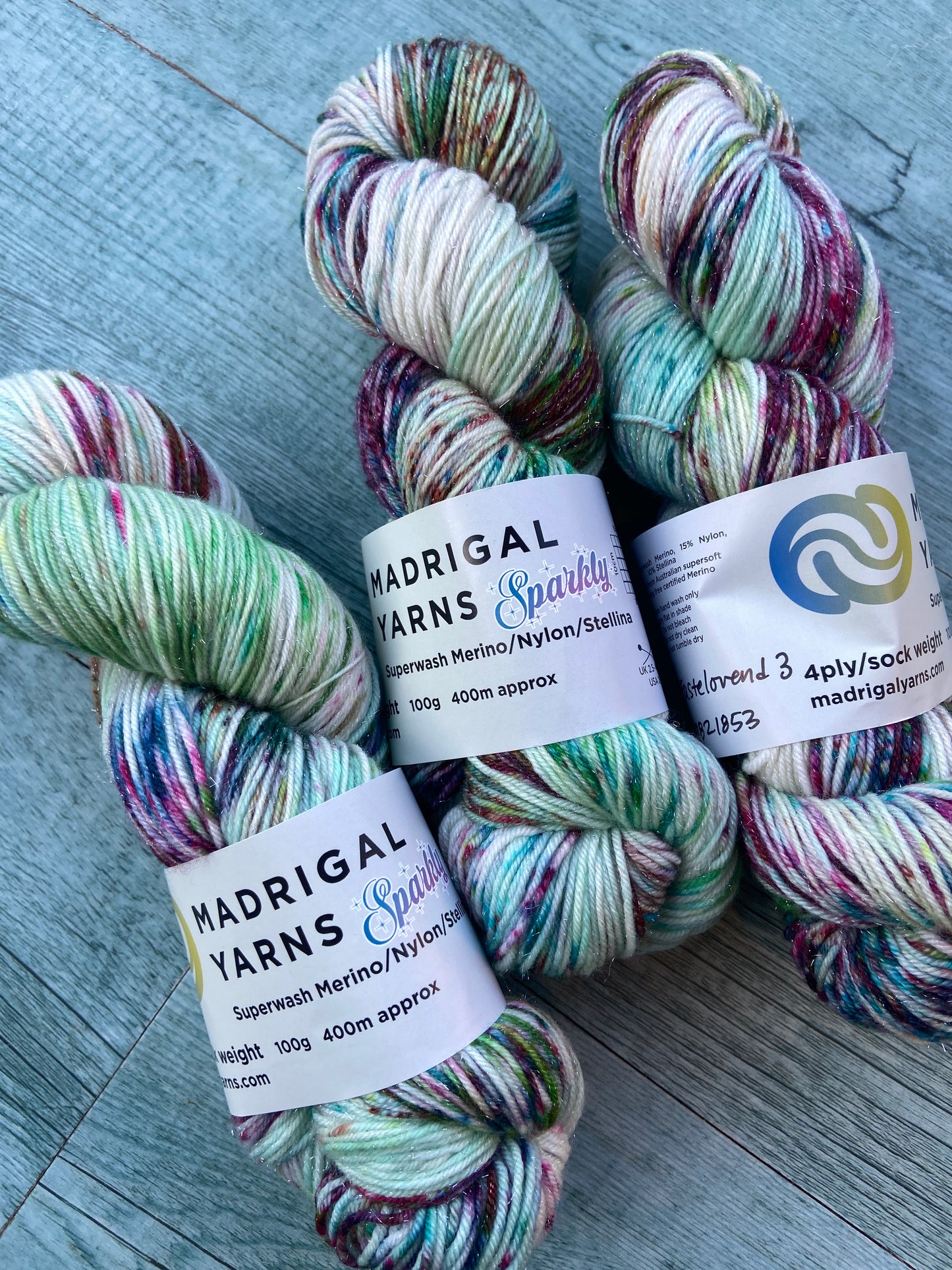 Koln Fastelovend Carnival 3 - SPARKLE!!! 4ply/sock PREORDER only