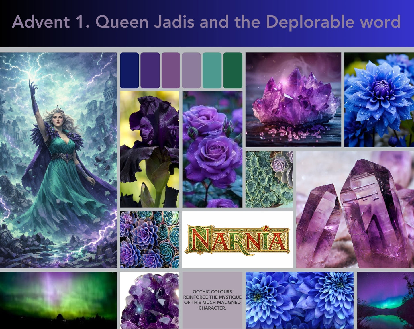 Narnia Advent 1 - Queen Jadis and the deplorable word PREORDER FOR ADVENT