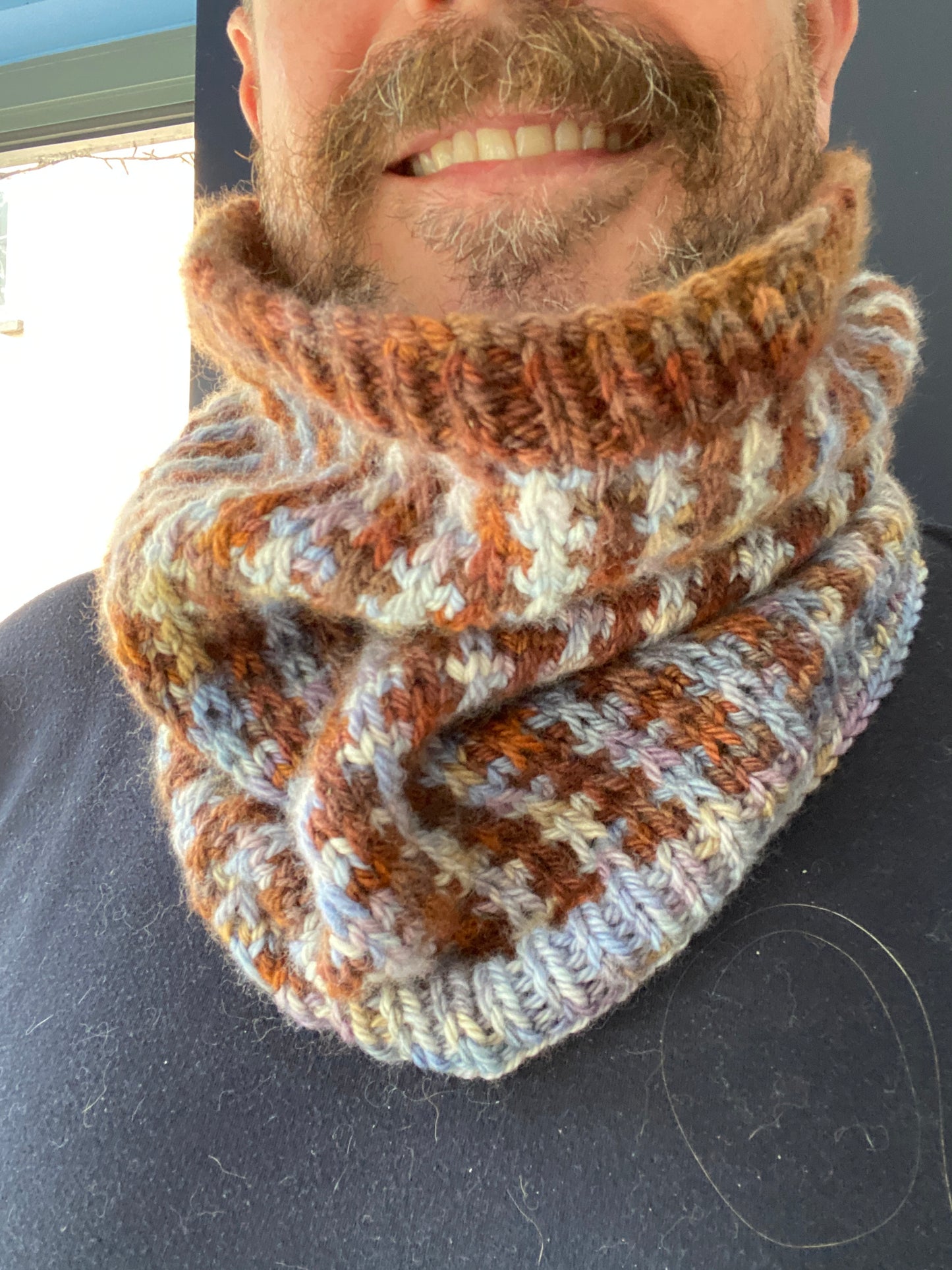 BAUHAUS 1 Cowl:  pattern and yarn kit.