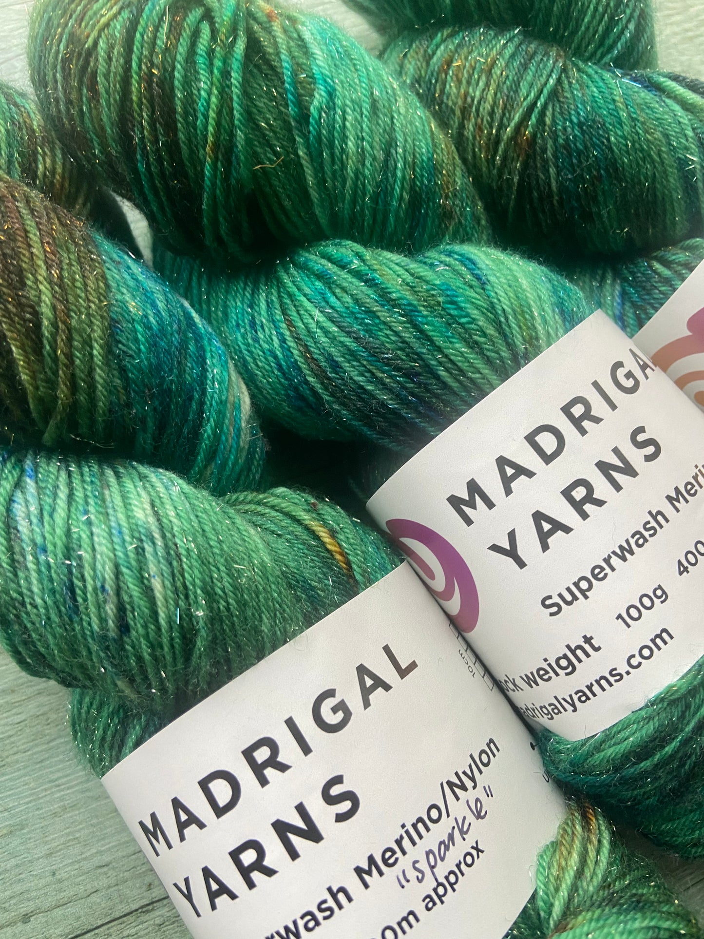 The Greenback 4ply/sock Sparkle