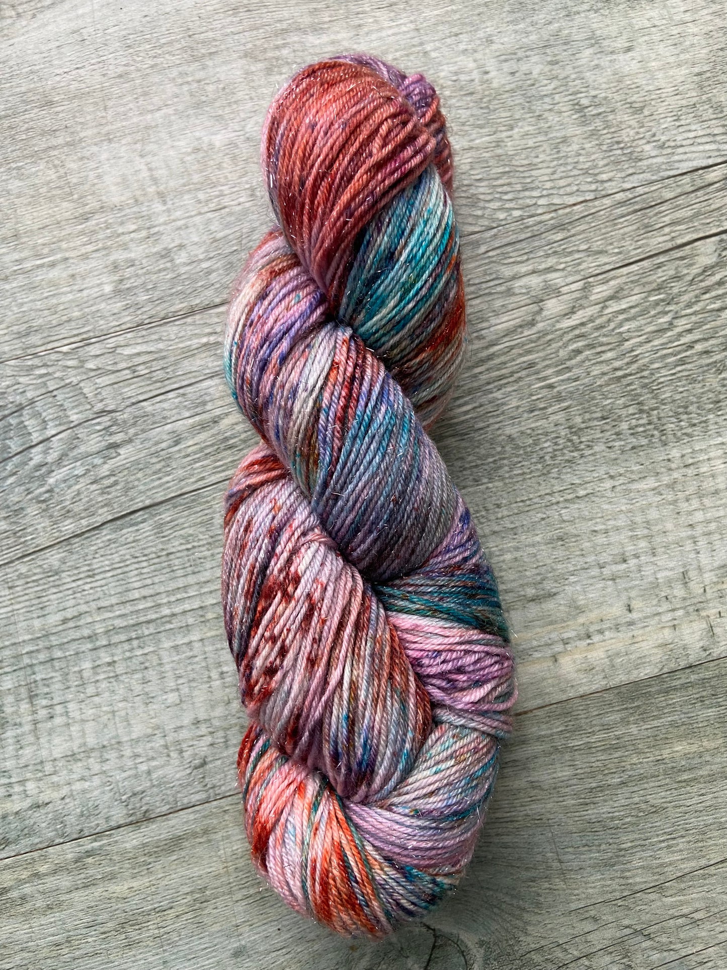 Rose Bruise 4ply/sock Sparkle