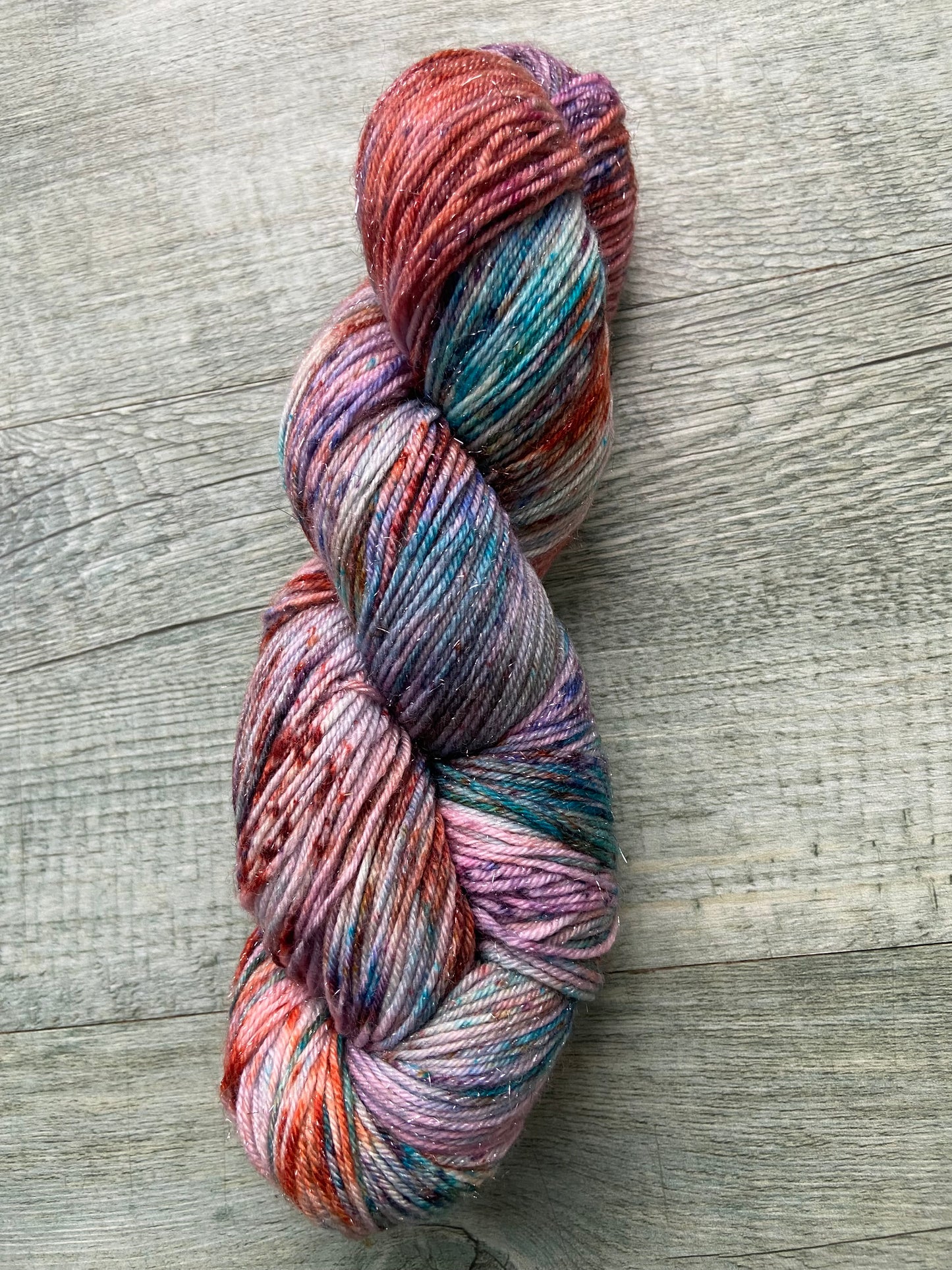 Rose Bruise 4ply/sock Sparkle