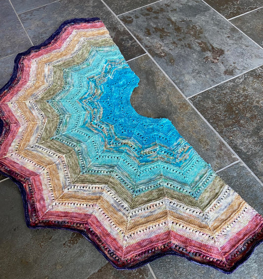 Arctica shawl: Yarn and Pattern kit