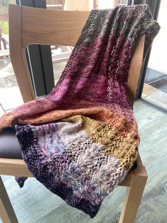 Pattern and Yarn Kit - The Gothiqua Shawl