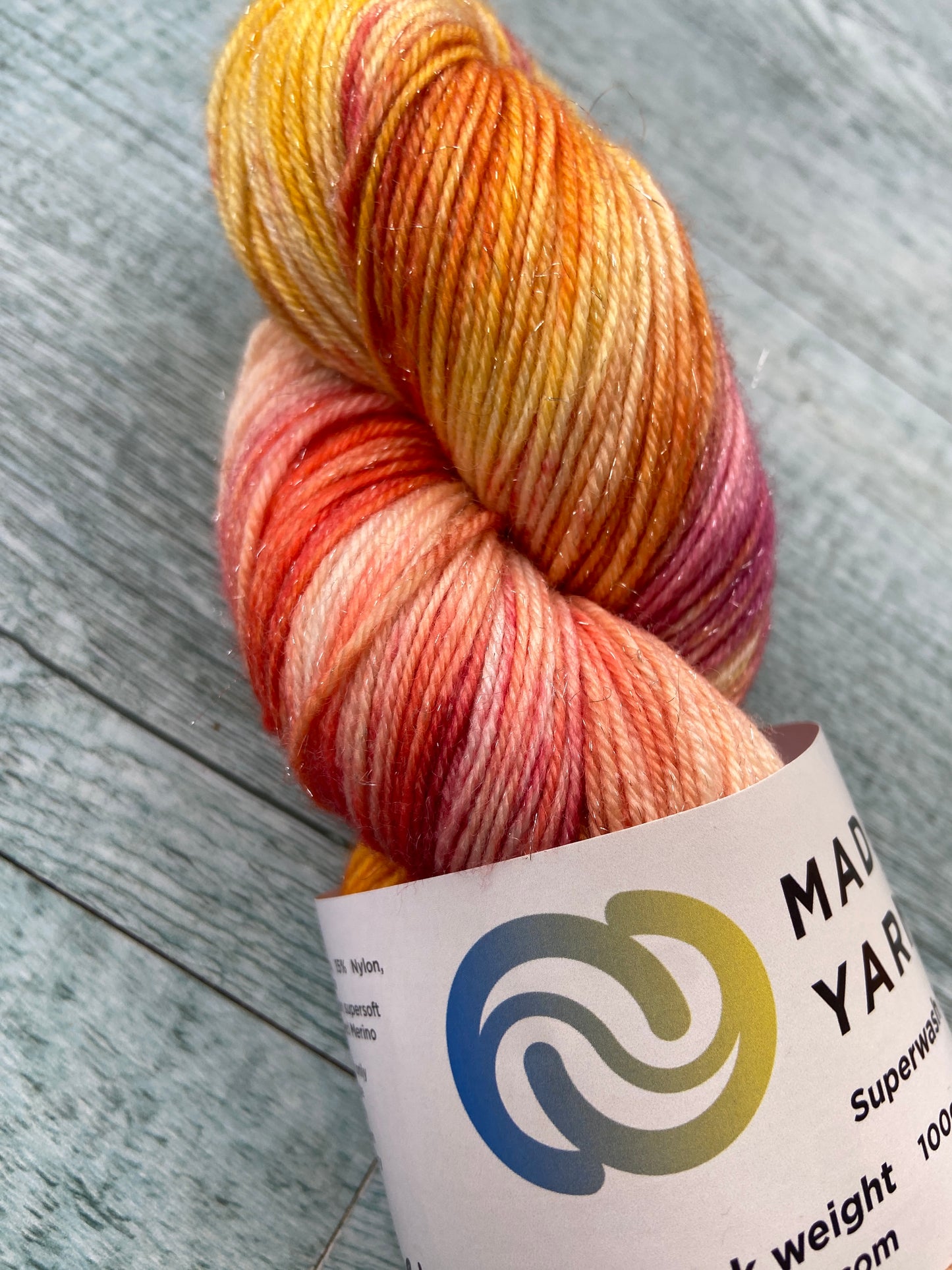 Binche carnival 1 - SPARKLE!!! 4ply/sock PREORDER only