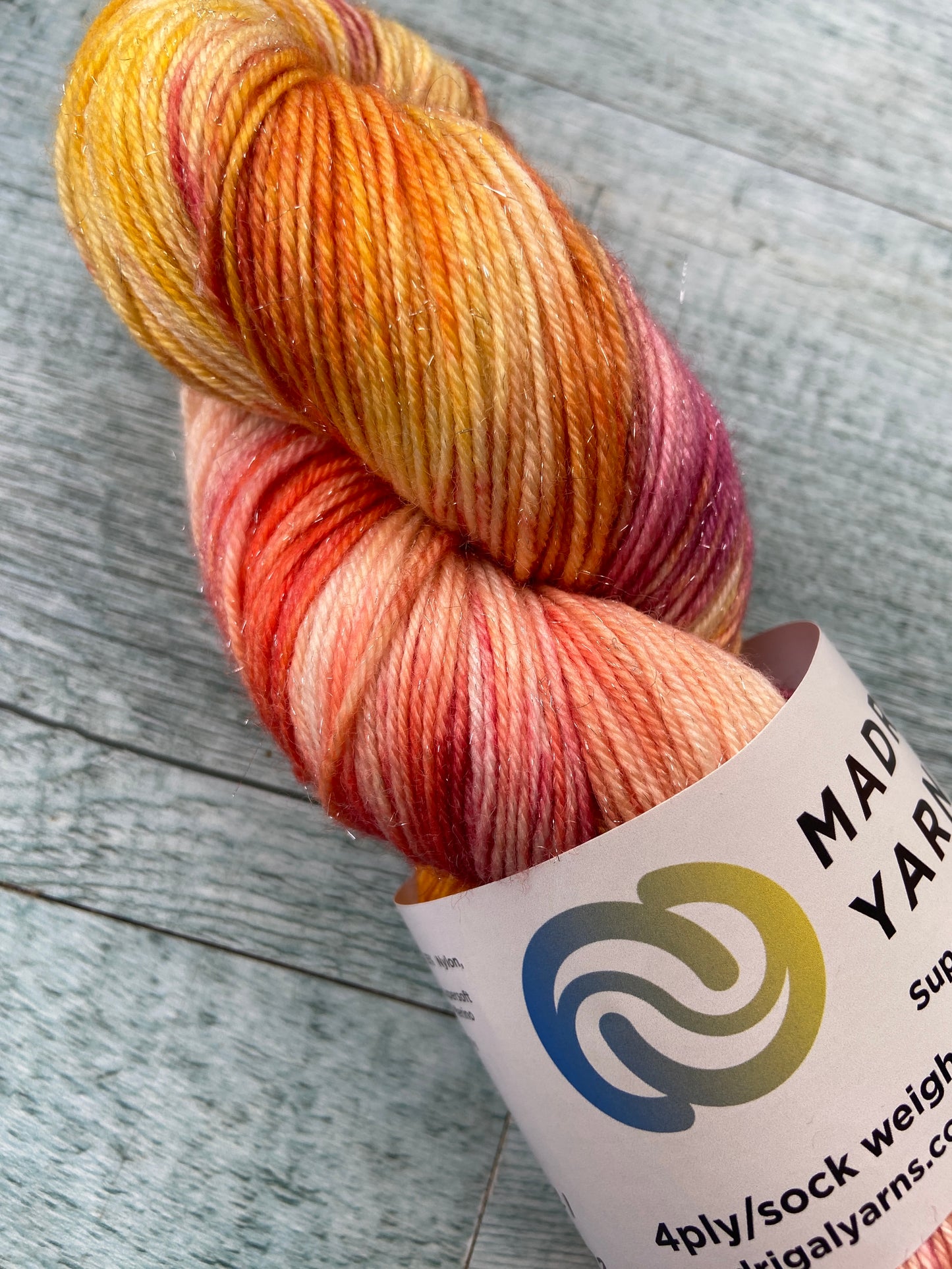 Binche carnival 1 - SPARKLE!!! 4ply/sock PREORDER only