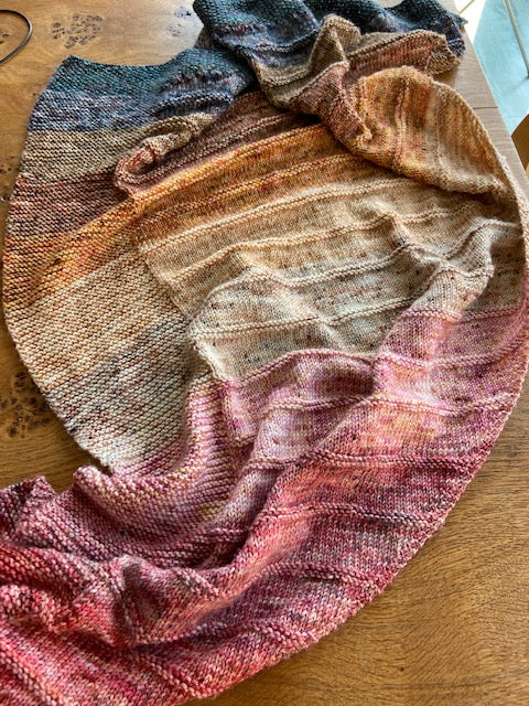 Pattern: The Vacationer shawl