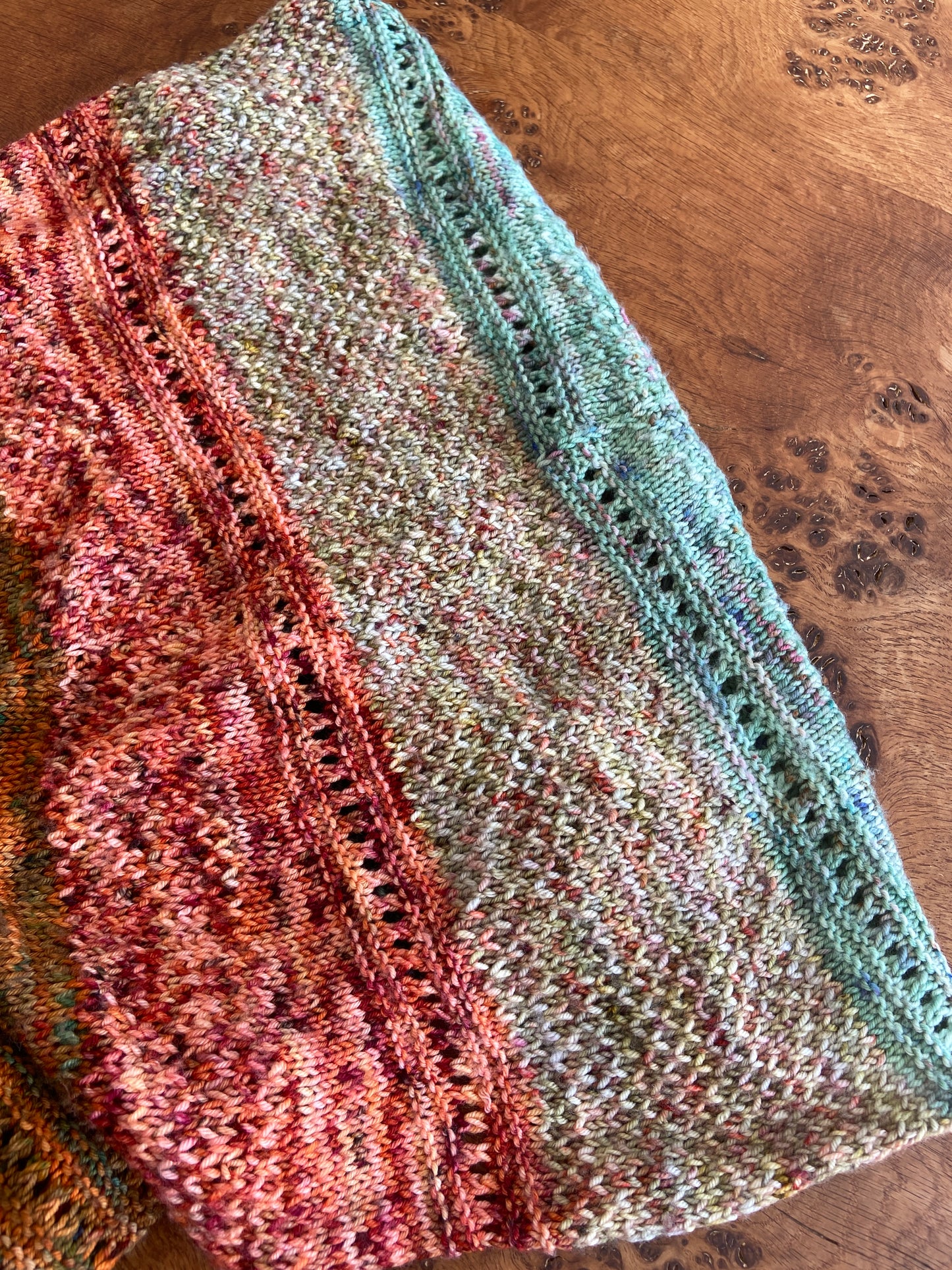 Pattern: Mr Fox shawl
