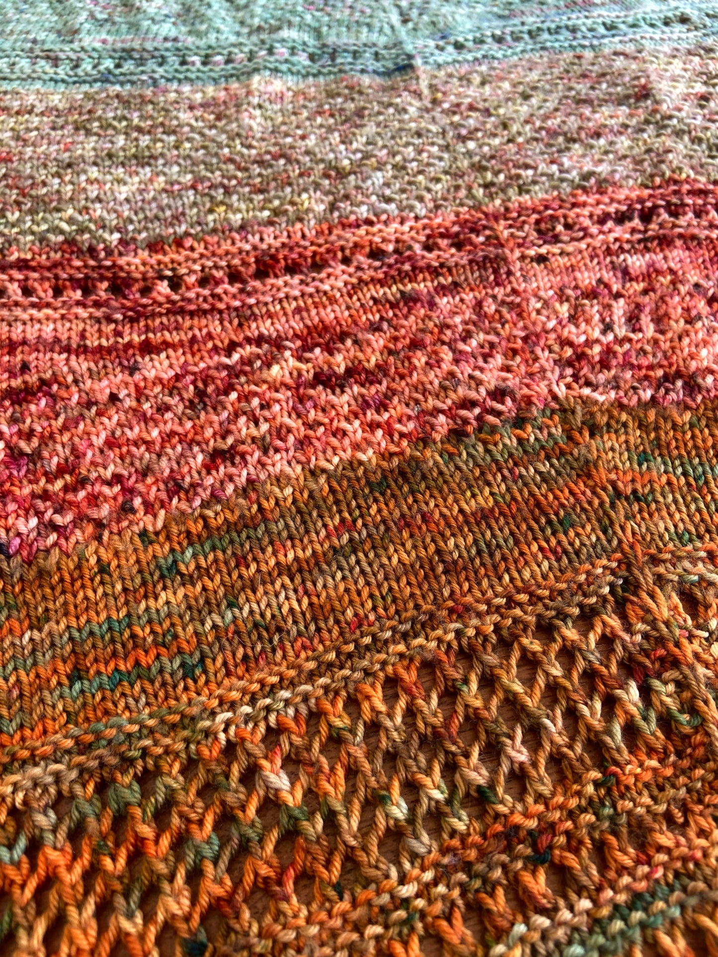 Pattern: Mr Fox shawl