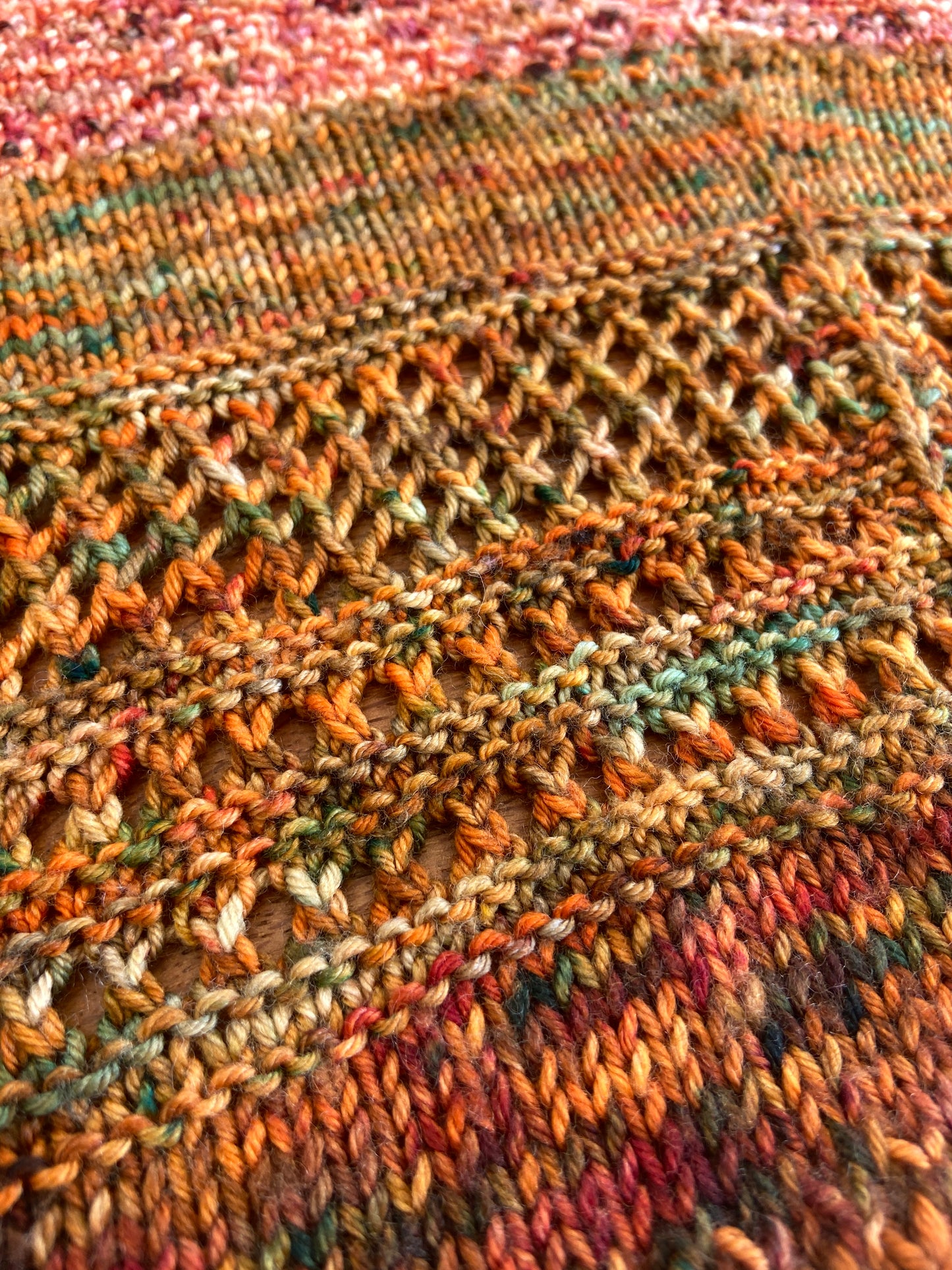Pattern: Mr Fox shawl