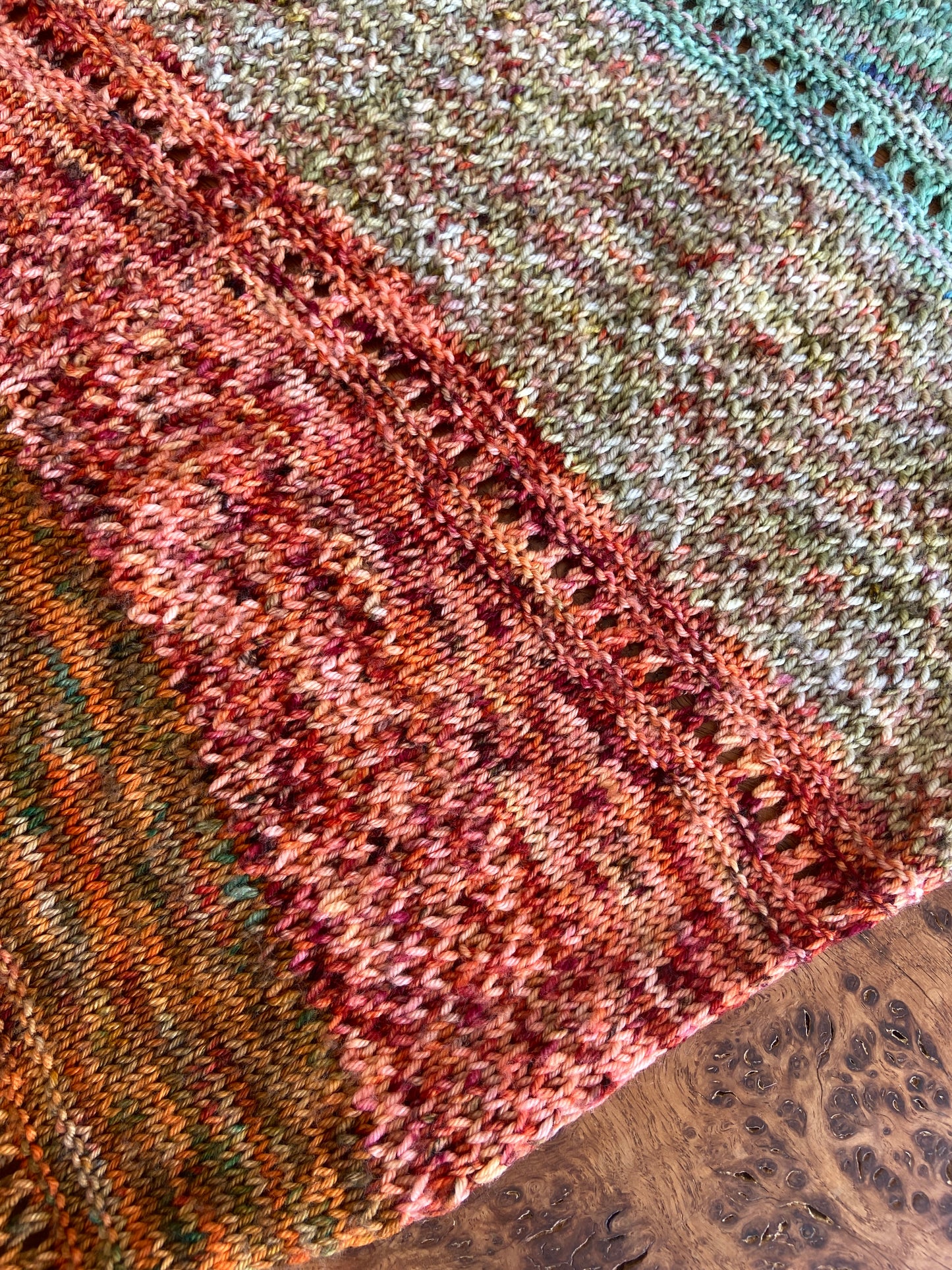Pattern: Mr Fox shawl