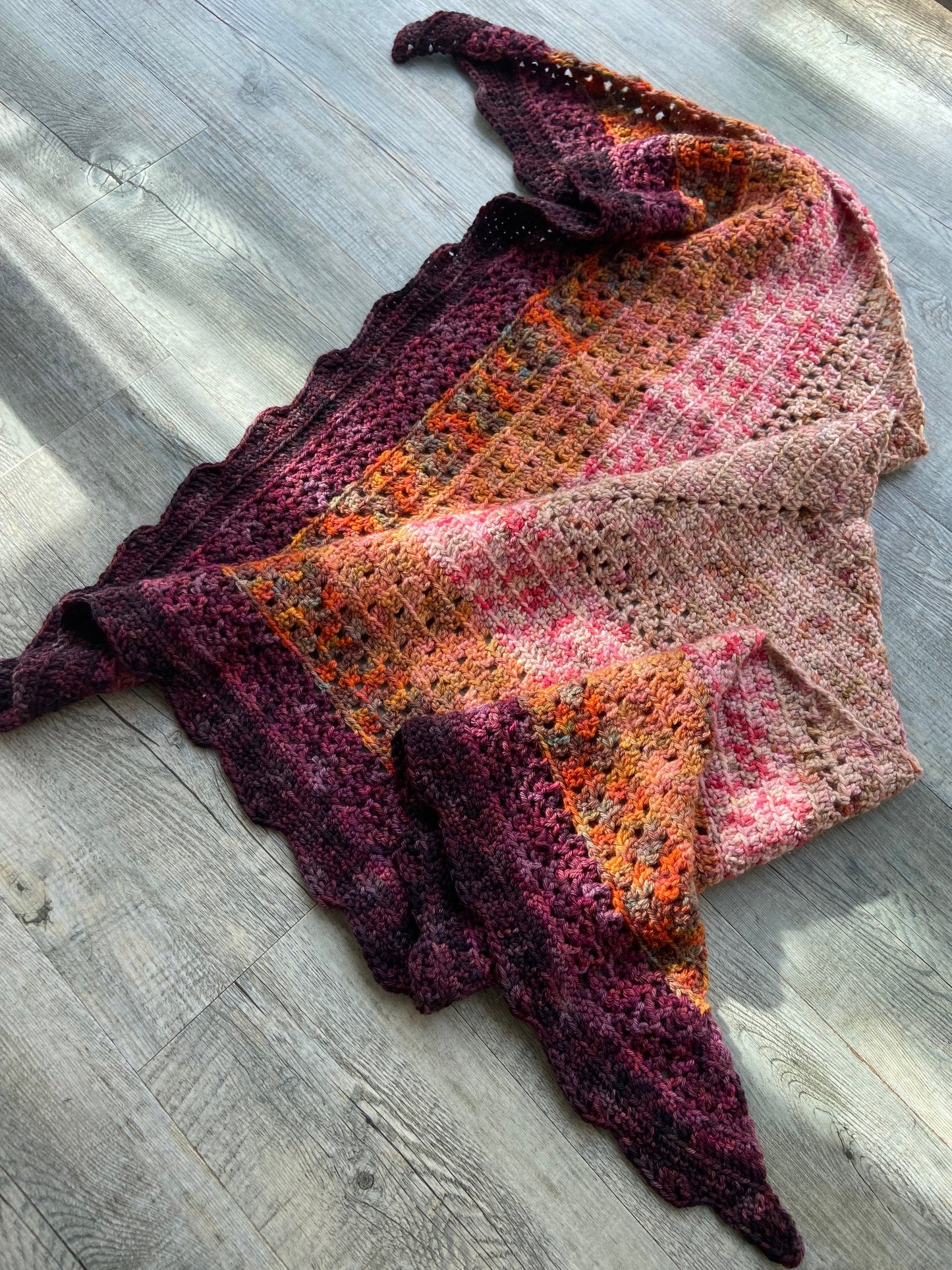 Mummy’s gelato shawl kit