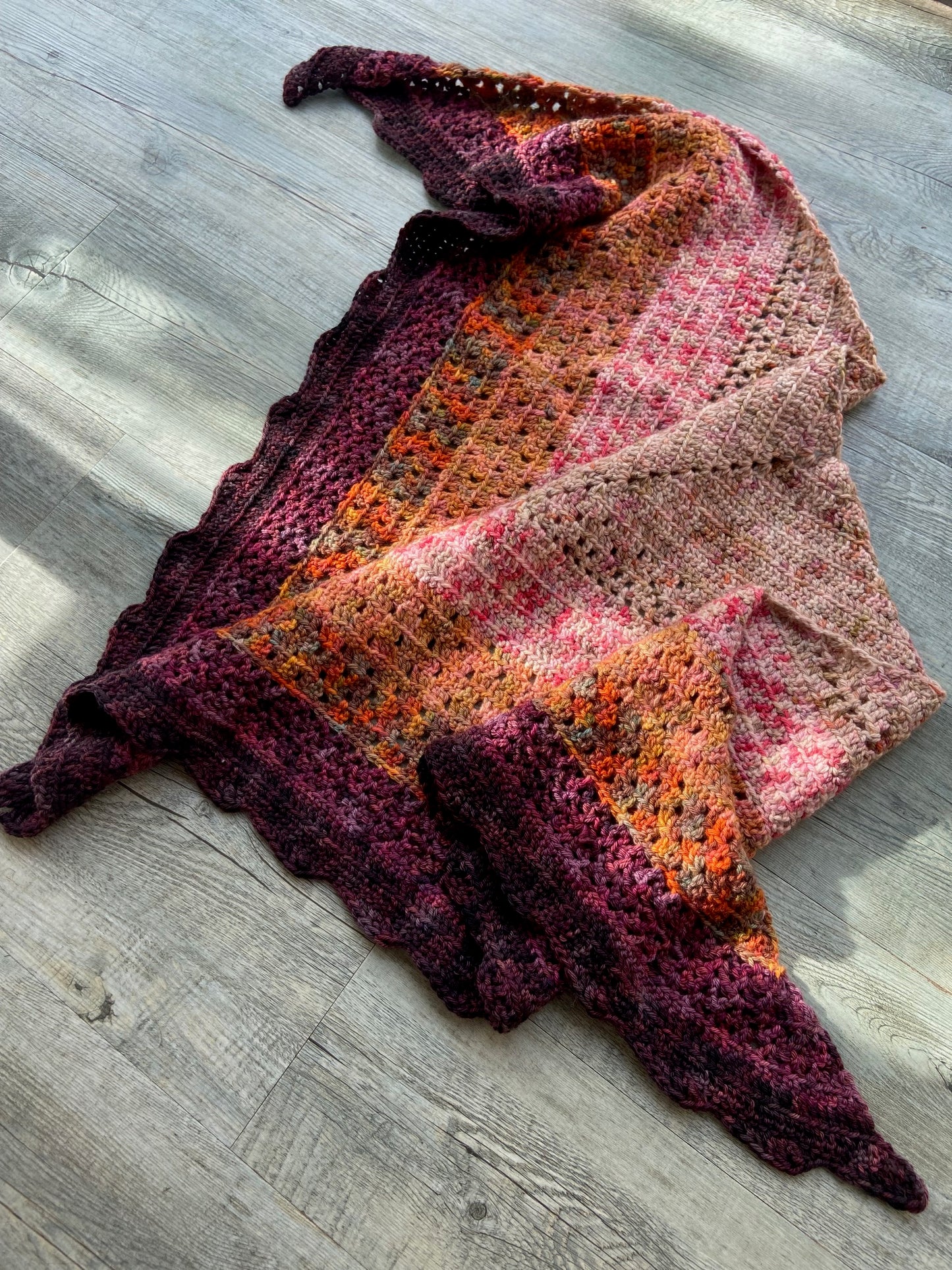 Mummy’s gelato shawl kit