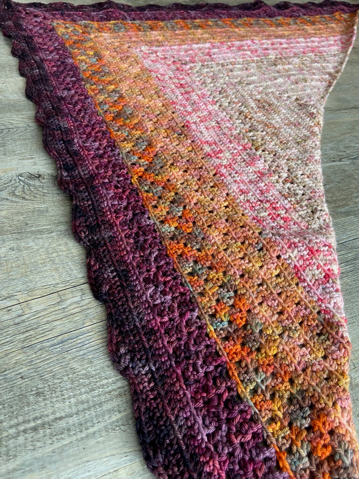 Mummy’s gelato shawl kit