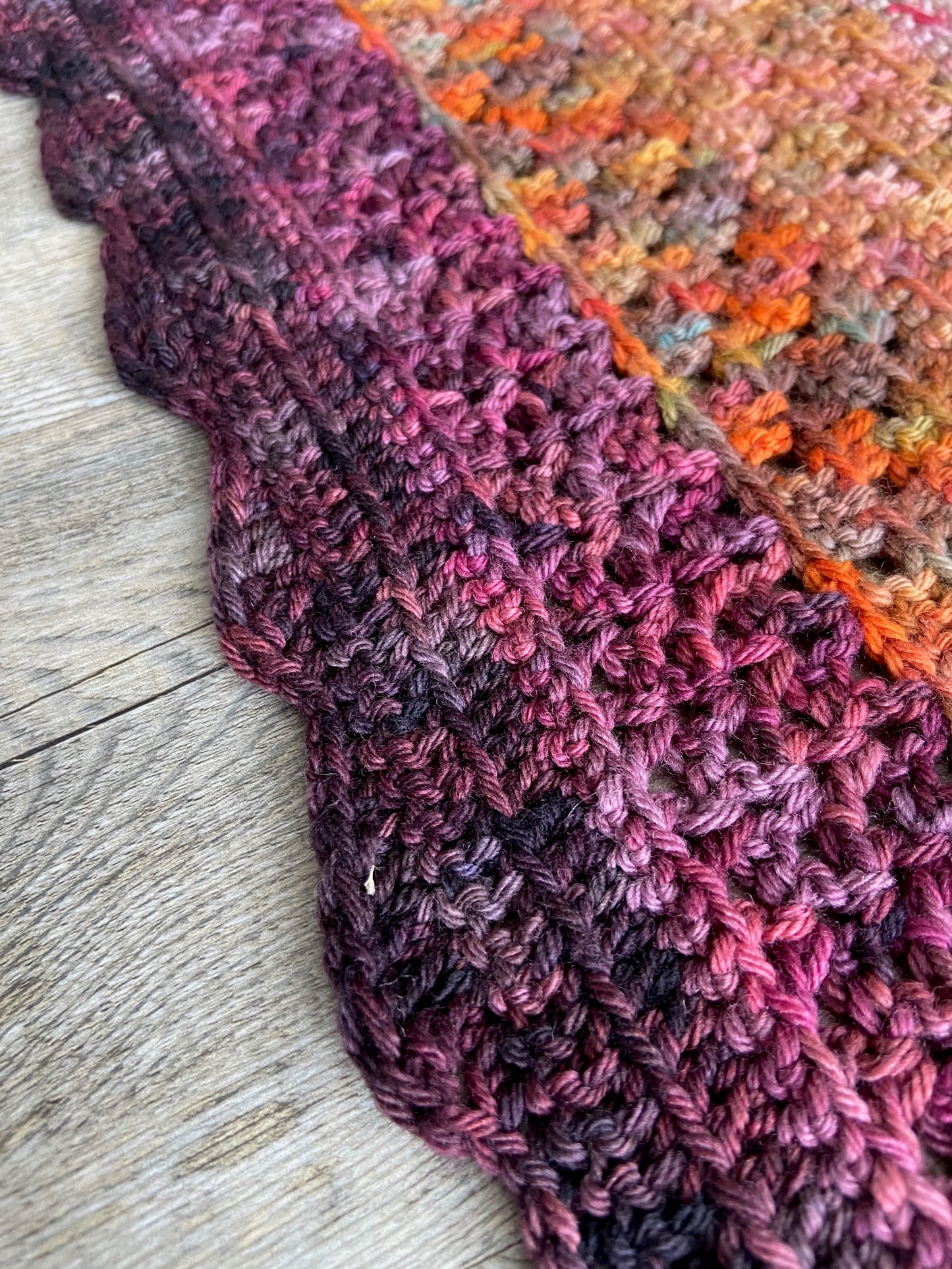 Mummy’s gelato shawl kit