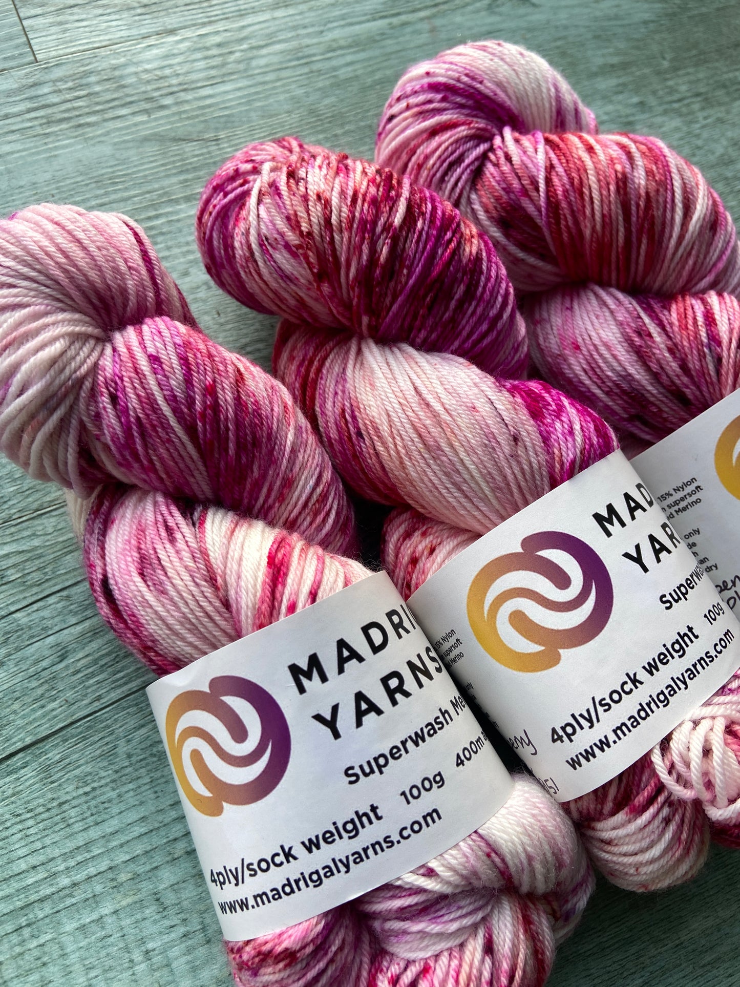 Raspberry Ripple 4ply/Sock