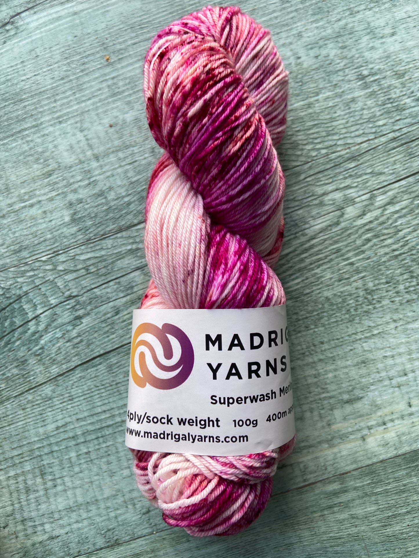 Raspberry Ripple 4ply/Sock