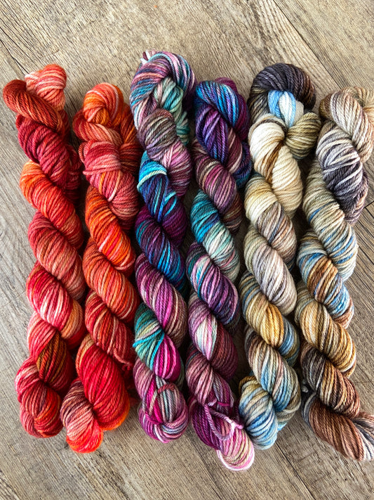 Mombassa  Carnival Mini pack - 4ply/sock