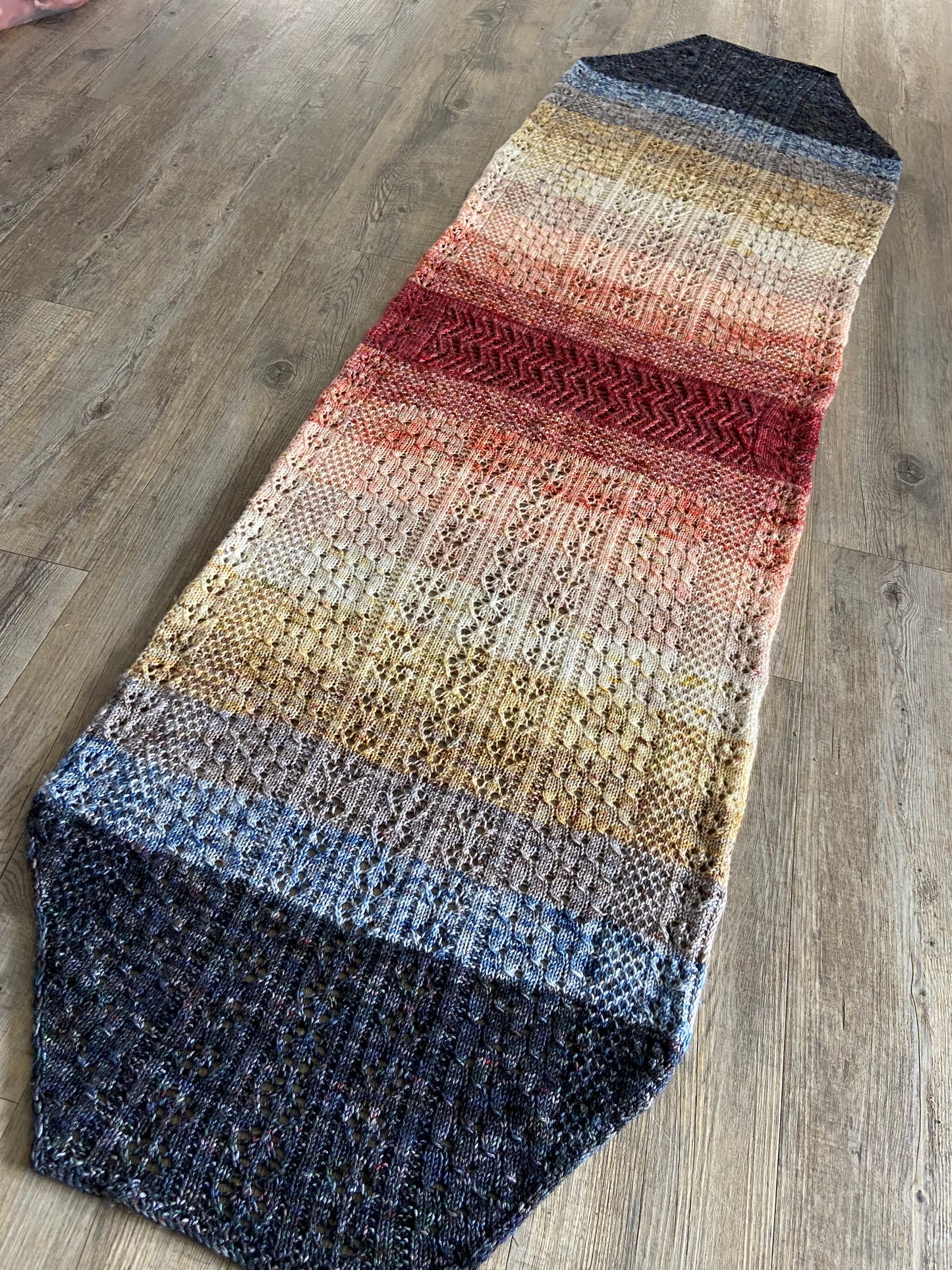 Tokyo fantasy past shawl kit