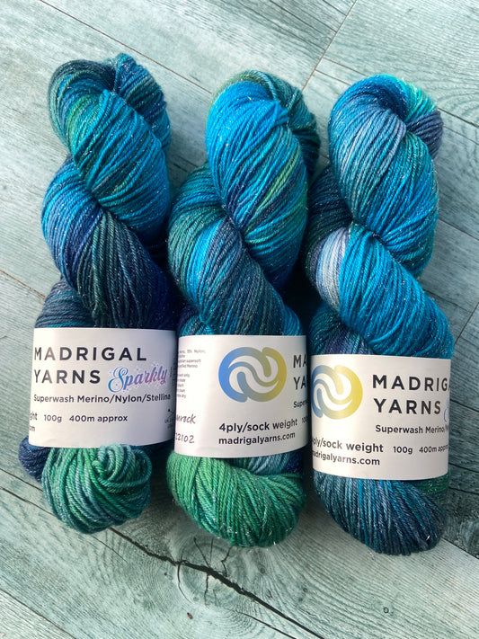 Shamrock - 4ply/sock SPARKLE!