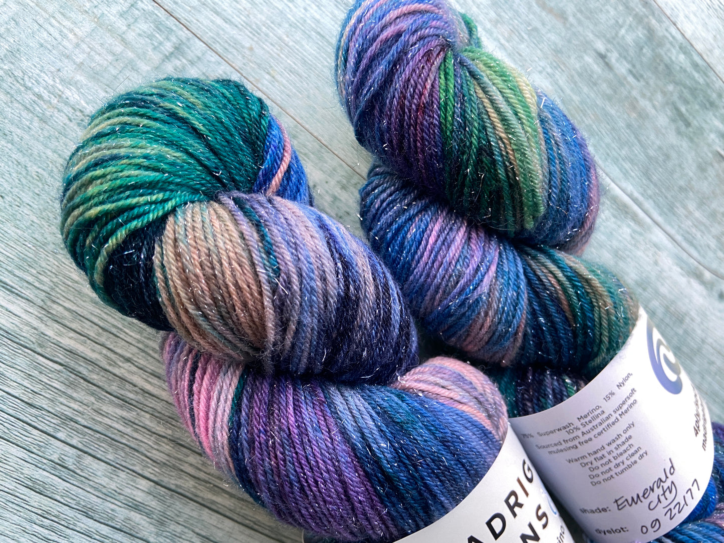 Emerald City- 4ply/sock Sparkle