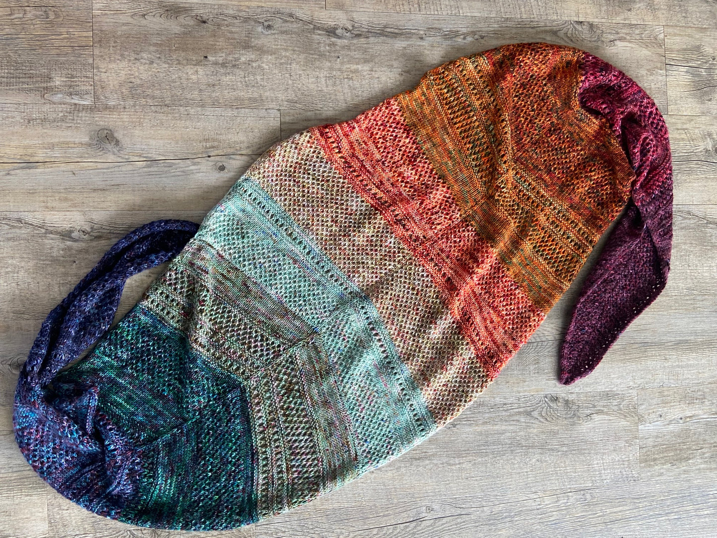 Pattern: Mr Fox shawl