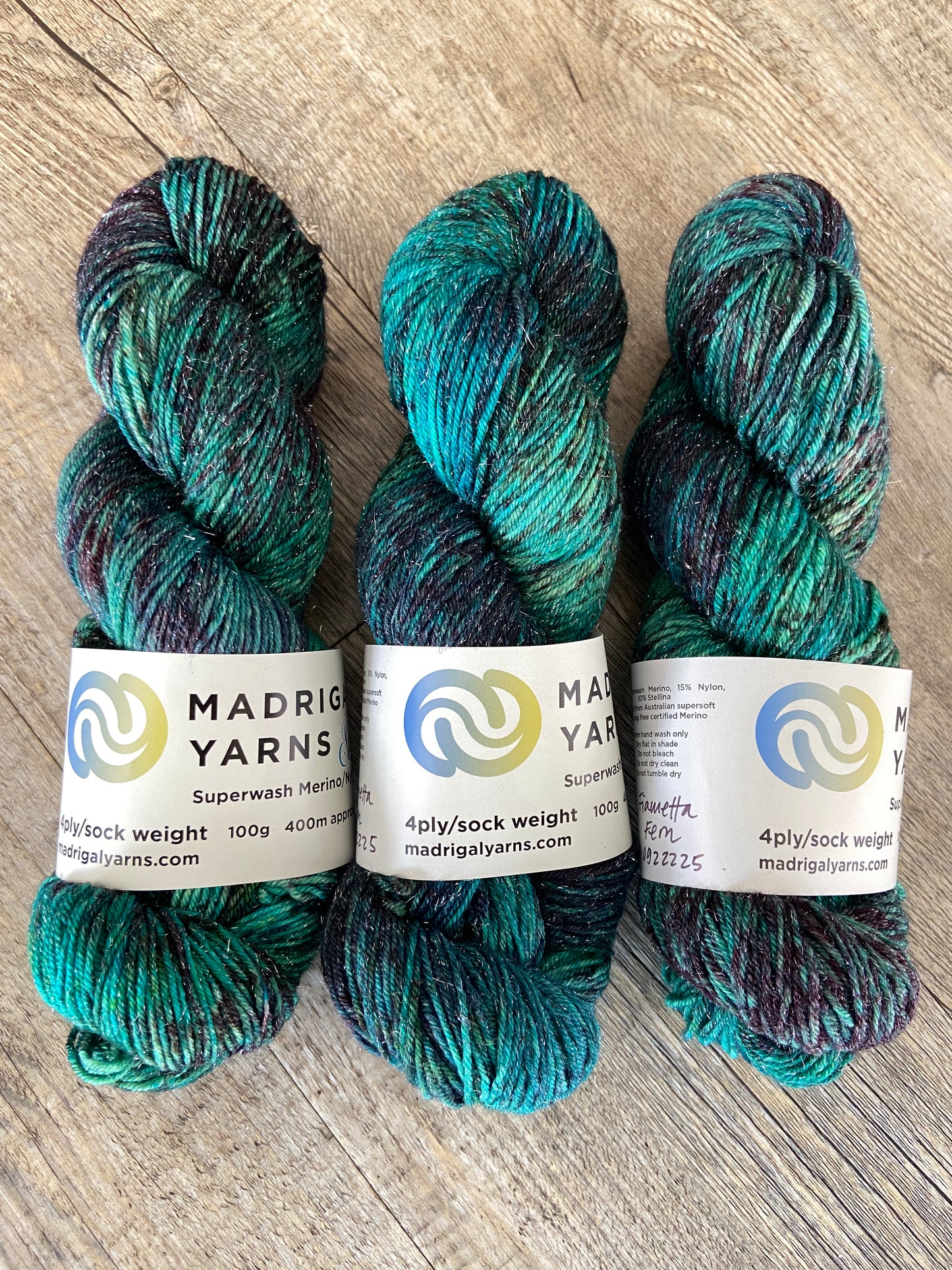 Fiametta Fern 4ply/sock Sparkle